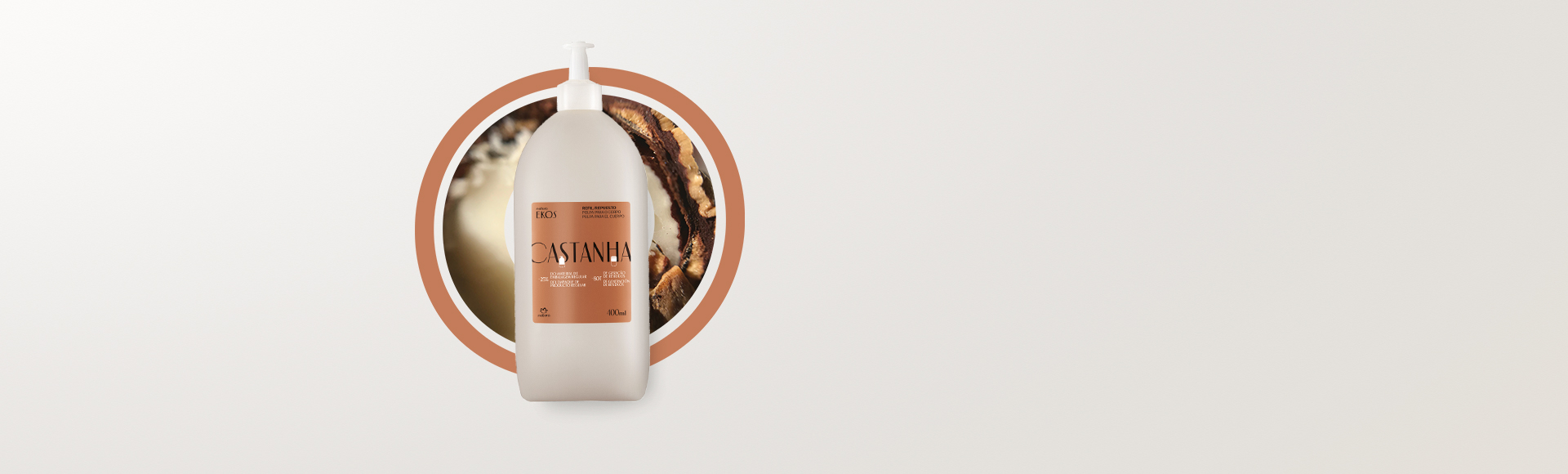 Repuesto pulpa hidratante corporal castaña