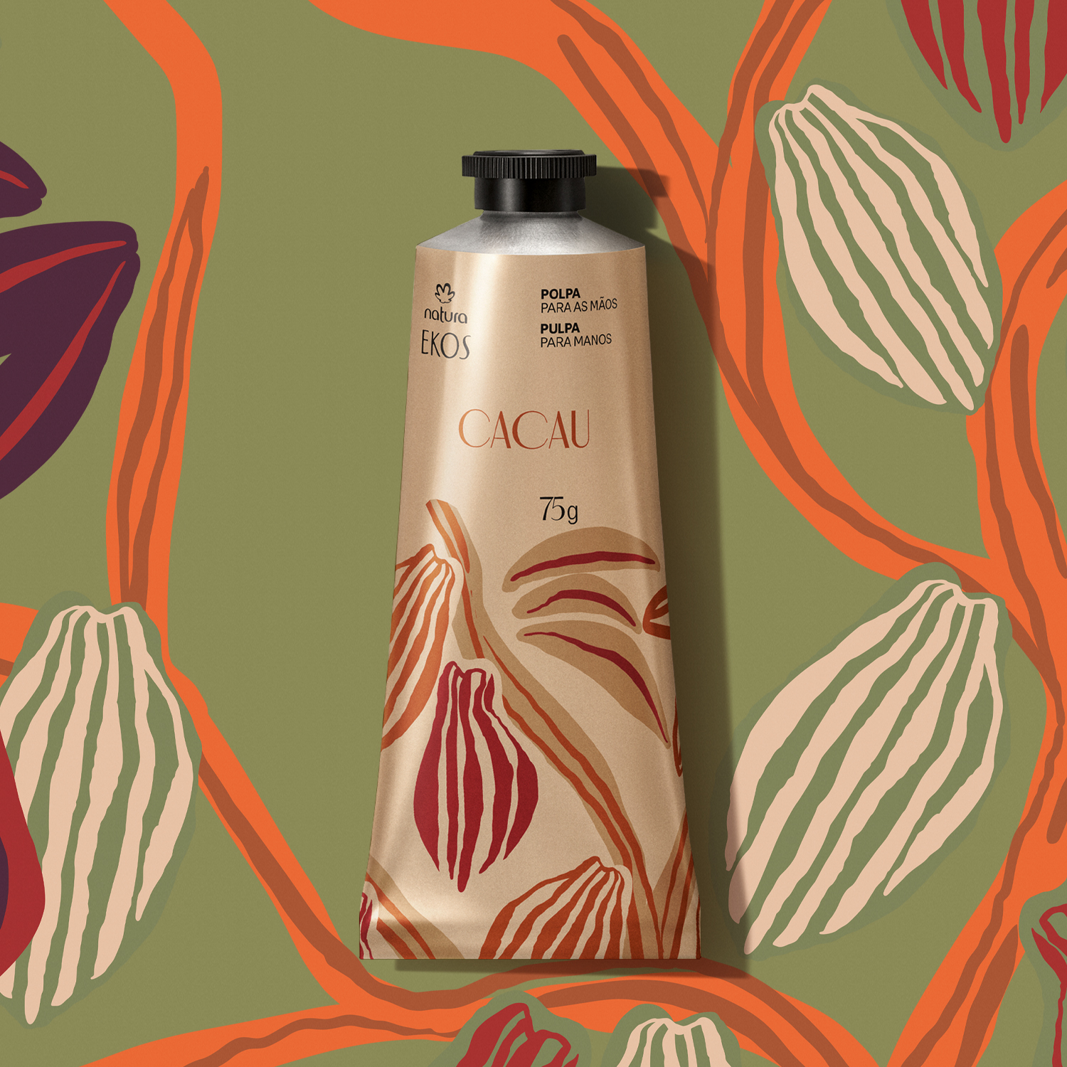 Pulpa hidratante para manos cacao