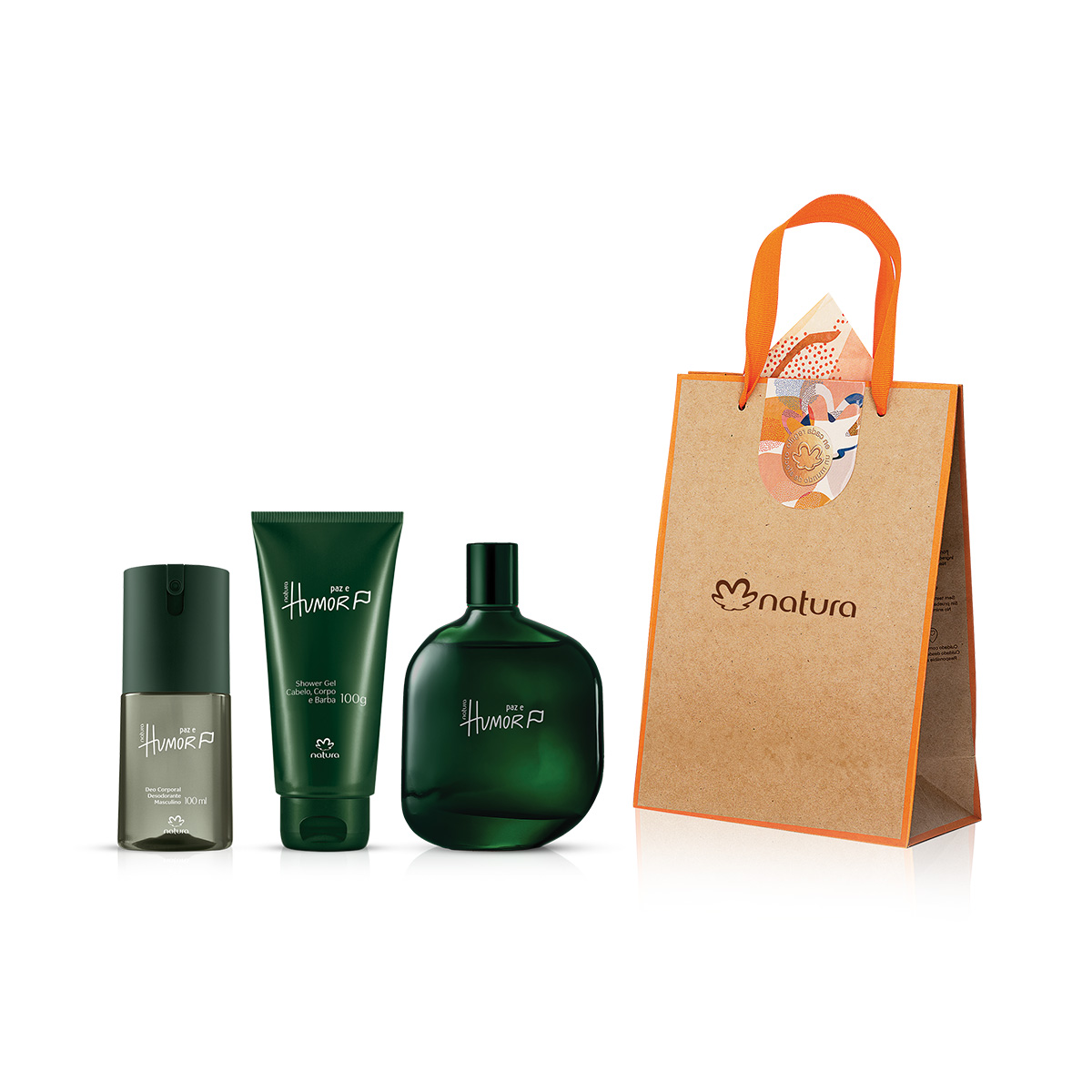 Regalo Padres Eau de Toilette + Spray + Gel Paz e Humor