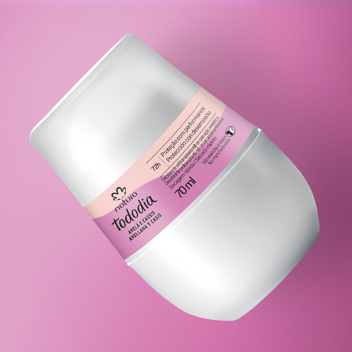 Desodorante Antitranspirante Roll-on Tododia Avellana y Cassis