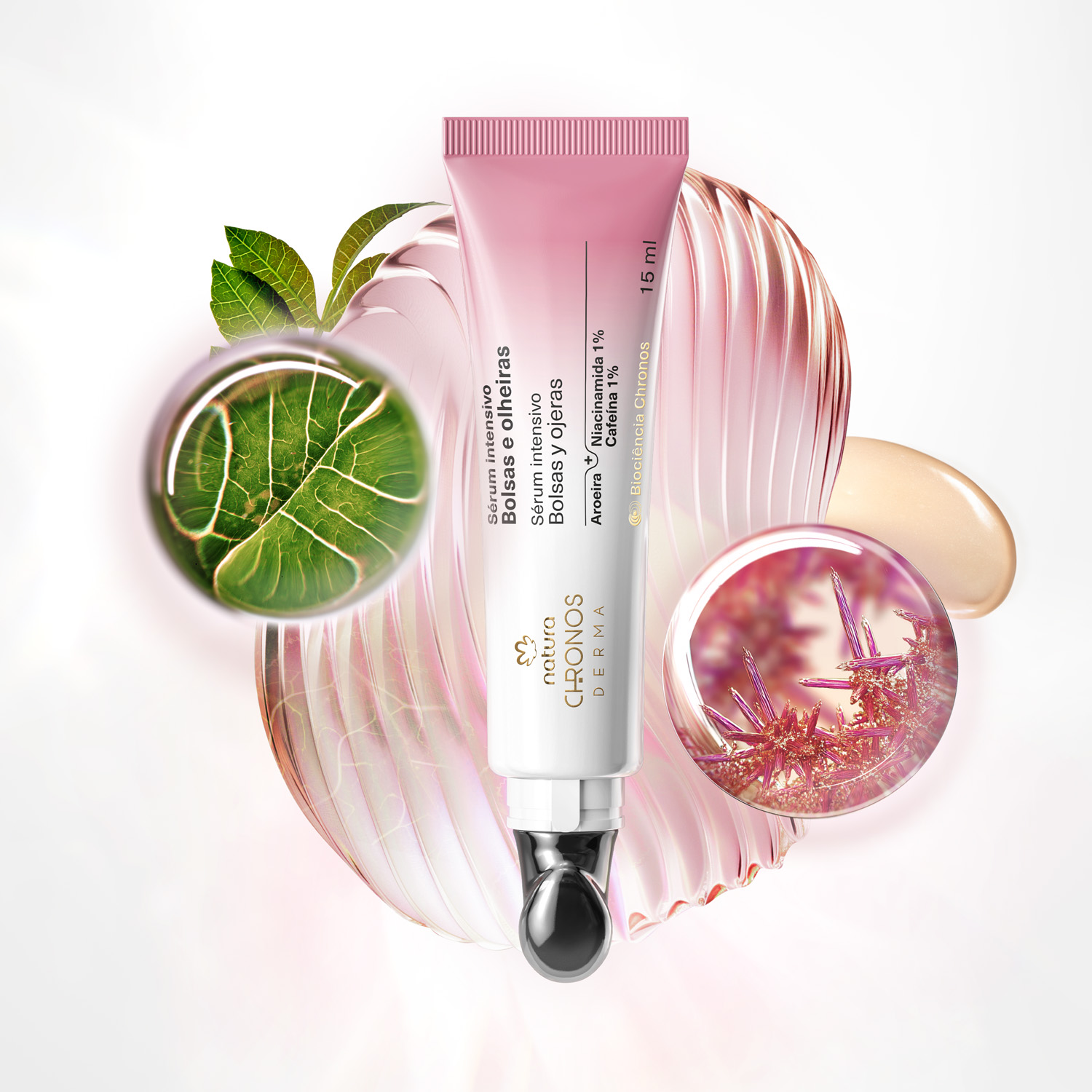 Sérum facial intensivo para bolsas y ojeras 15ml Chronos Derma