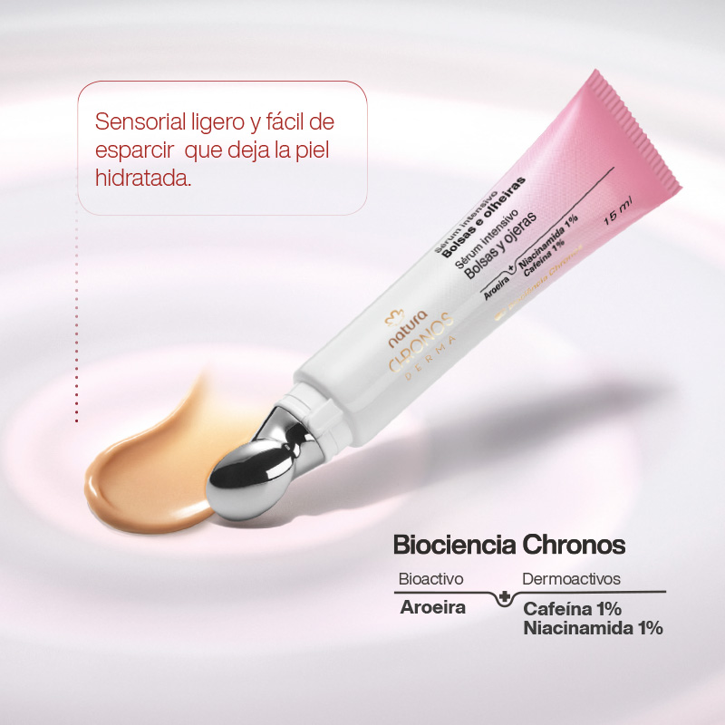 Sérum facial intensivo para bolsas y ojeras 15ml Chronos Derma