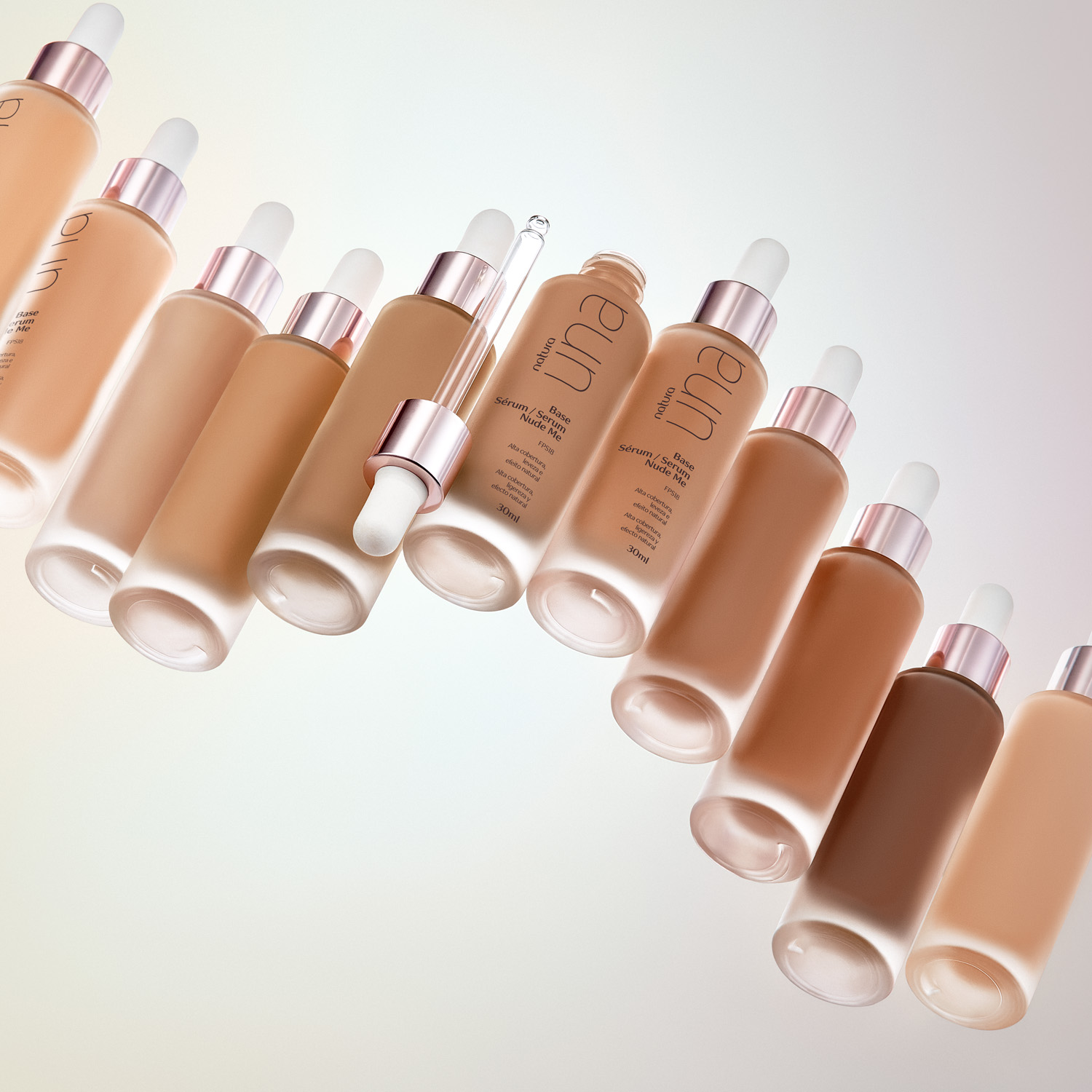 Base de maquillaje sérum Nude Me 24f 30 ml Una | Natura