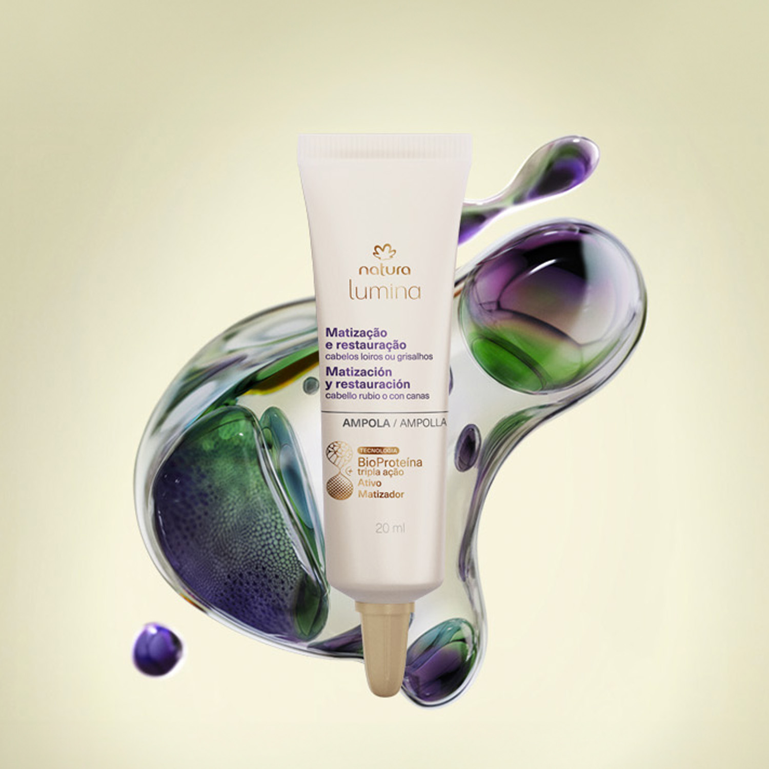 Ampolleta restauración antiamarillamiento matización y restauración