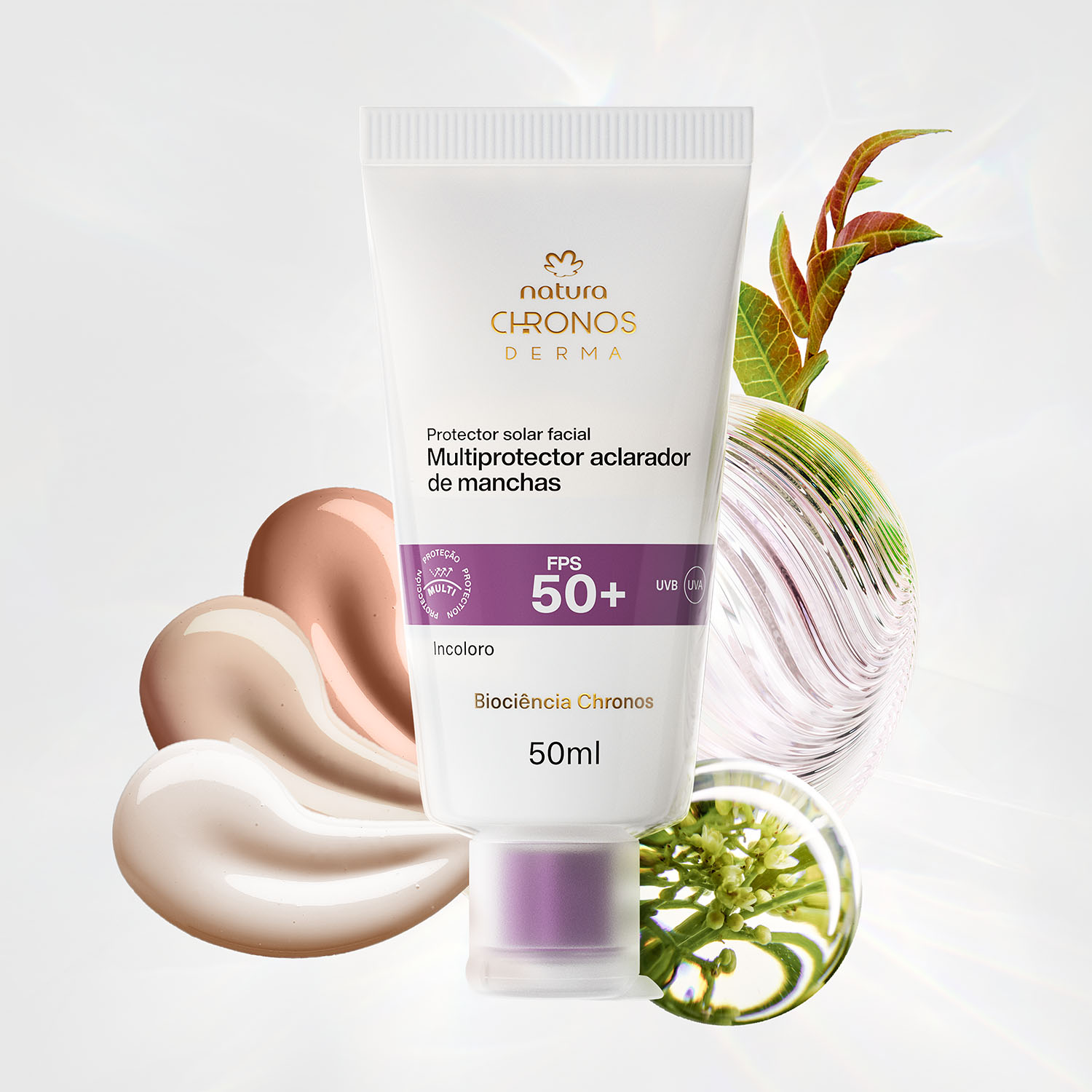 Protector Solar Facial Multiprotector Aclarador FPS 50+