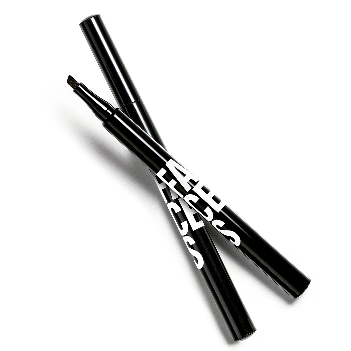 Delineador en fibra para ojos negro negro