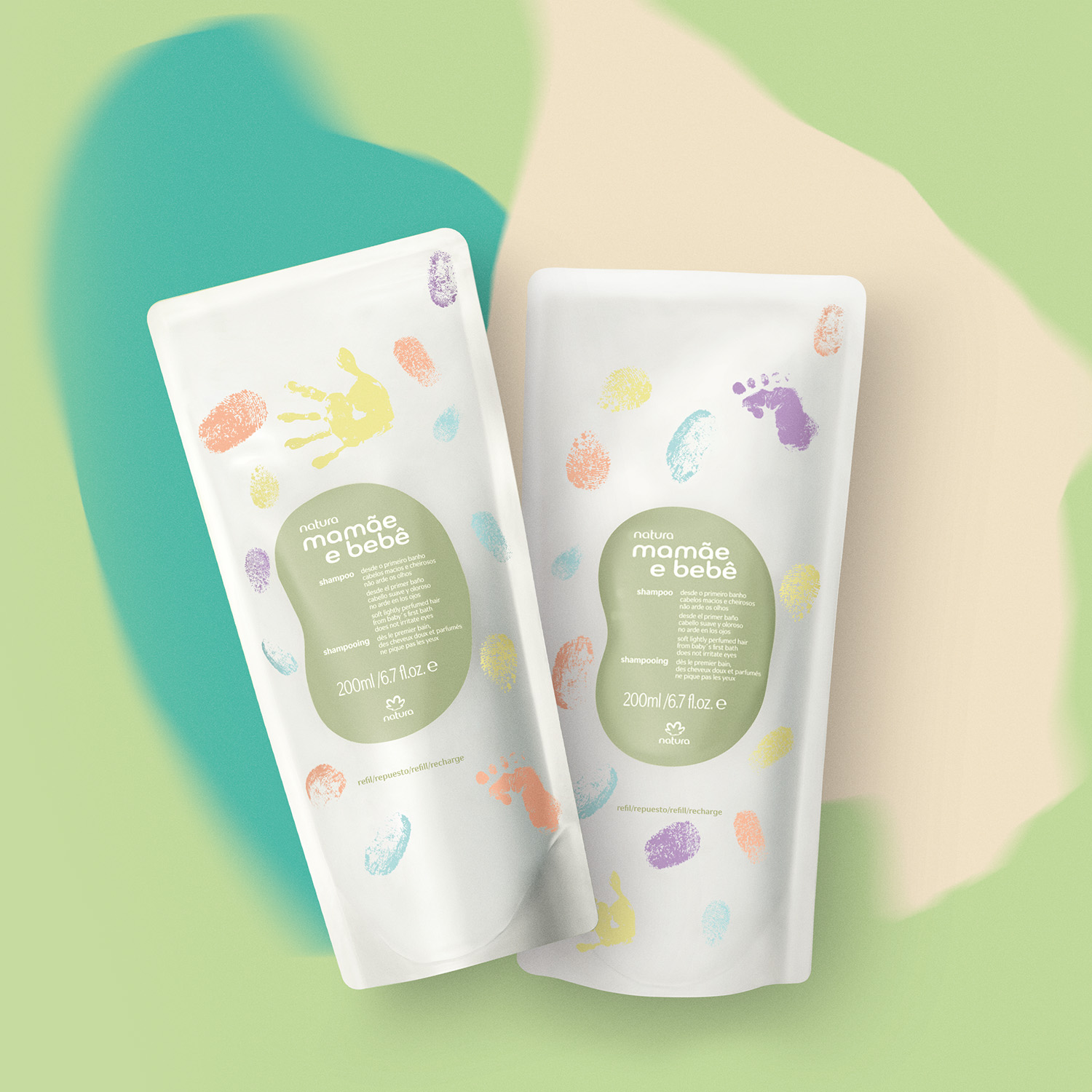 Repuesto Shampoo Infantil Mamá y Bebé 200ml