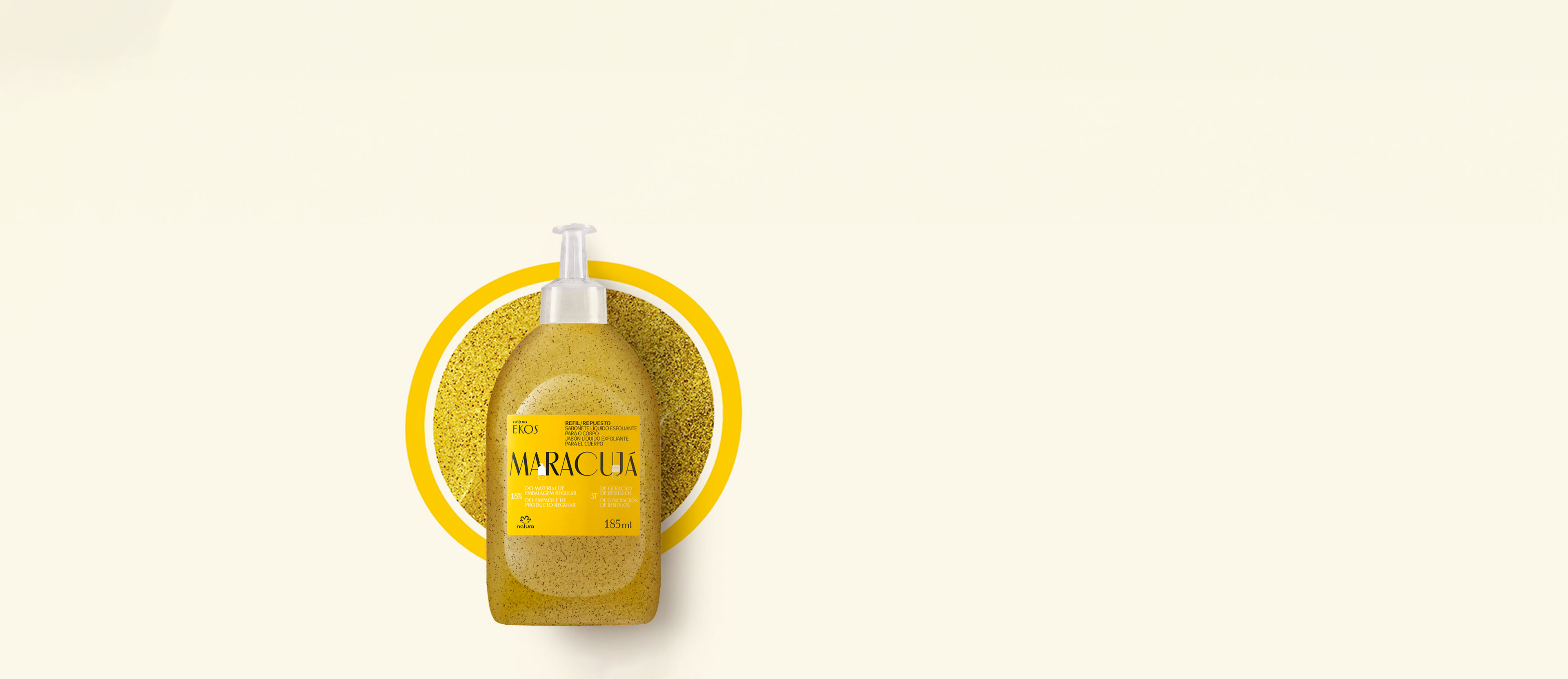 Repuesto jabón líquido exfoliante maracuyá