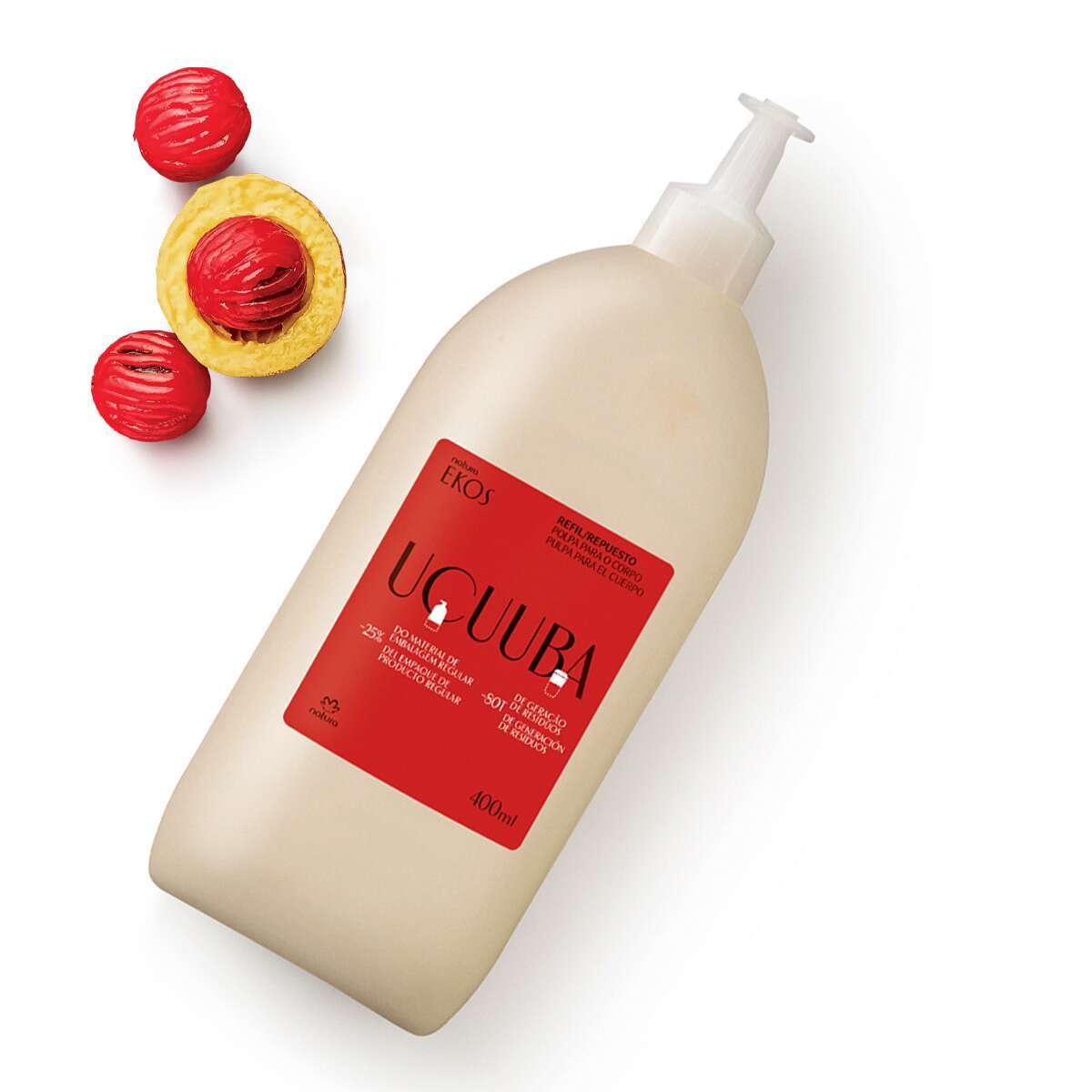 Repuesto pulpa hidratante corporal ucuuba