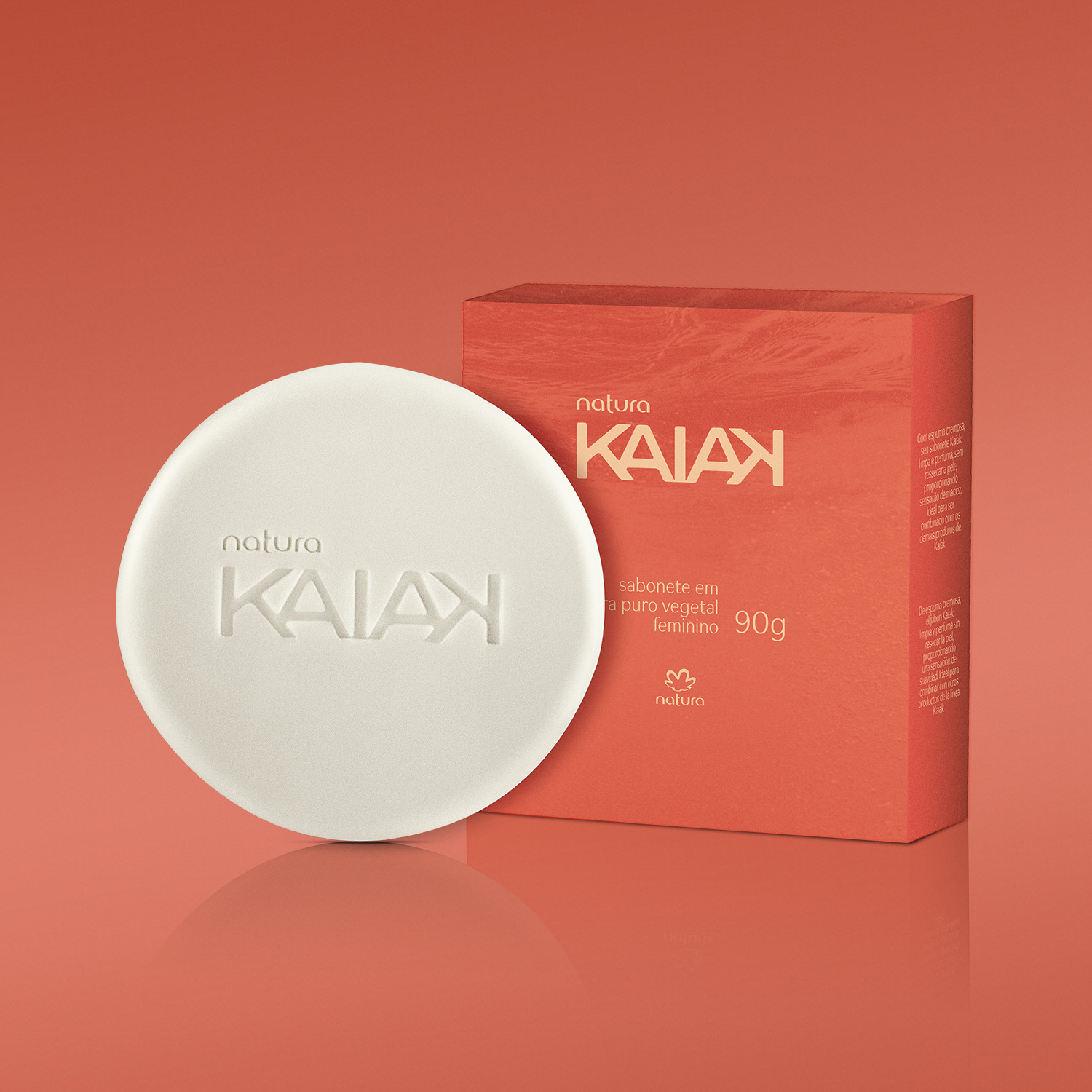 Jabón en Barra Kaiak Femenino 90 g