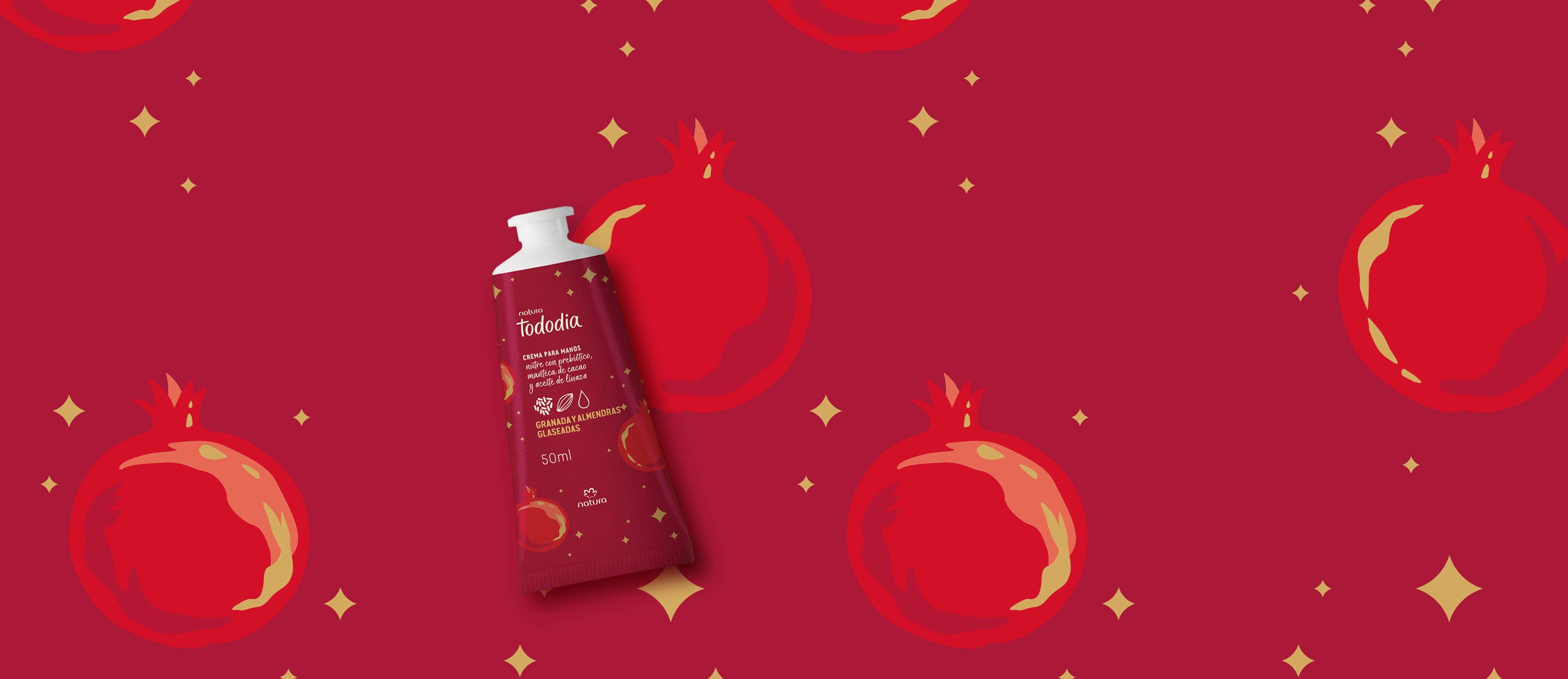 Crema para Manos Tododia Granada y Almendras Glaseadas 50 ml