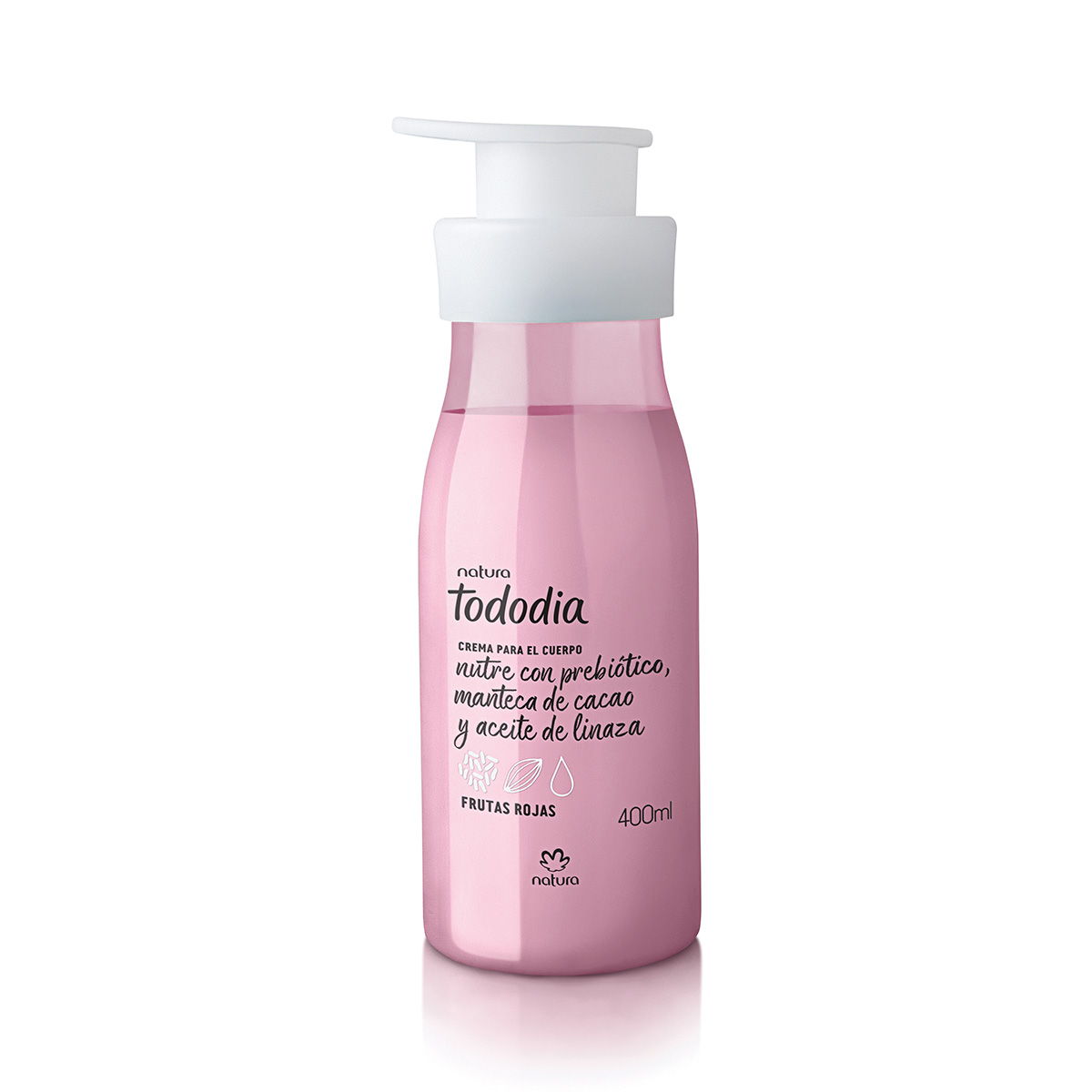 Crema NutritivaTododia Frutas Rojas 400 ml
