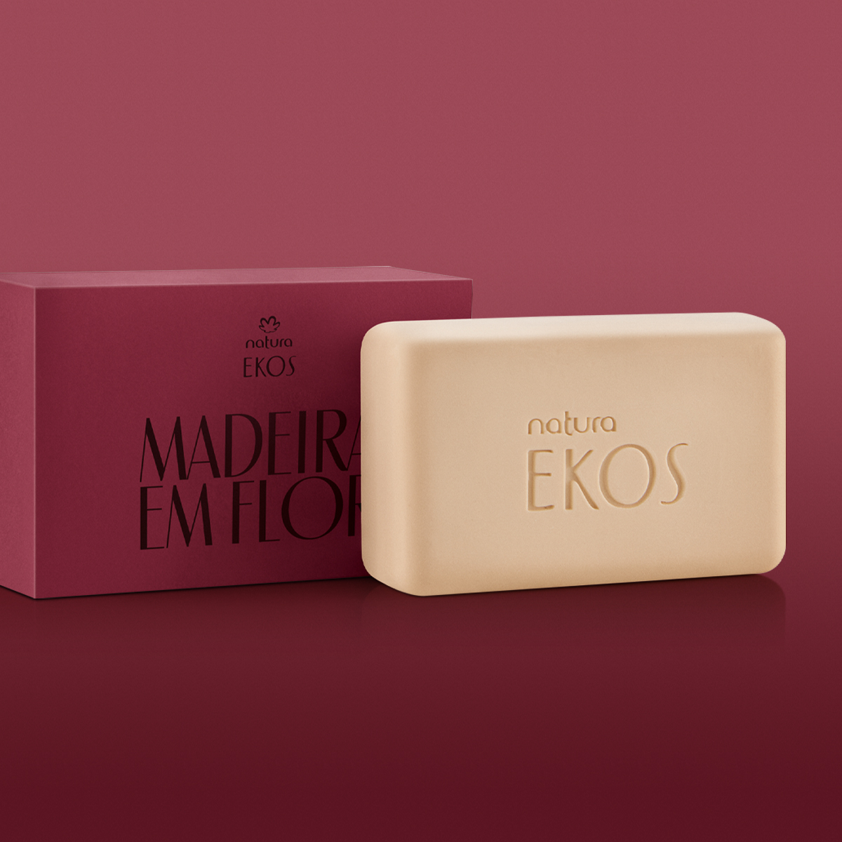 Jabón en Barra Puro Vegetal Ekos Madeira en Flor 100 g