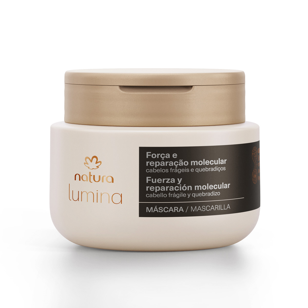 Máscara Fuerza y Reparación Molecular Lumina Cabellos Frágiles y Quebradizos 250 ml