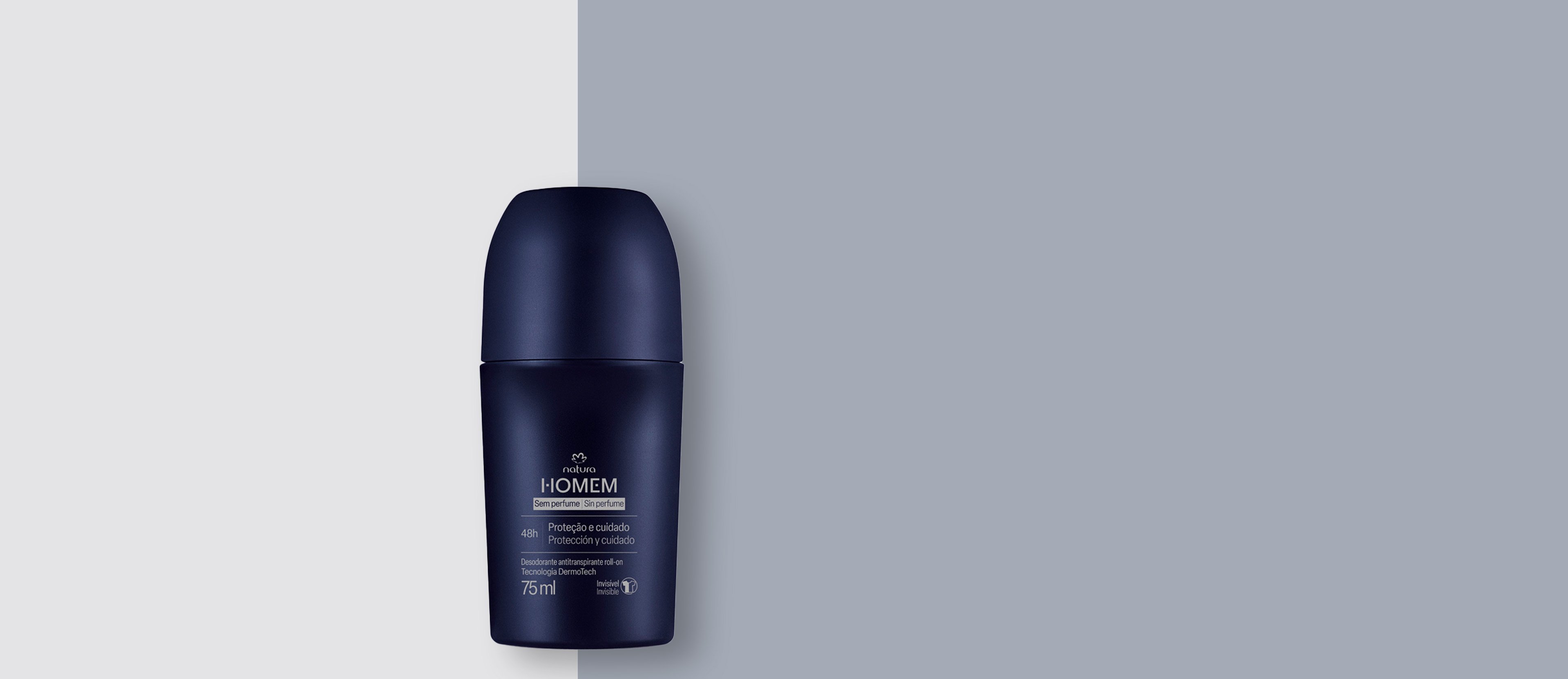 Desodorante Antitranspirante Roll On Homem Sin Perfume 75 ml