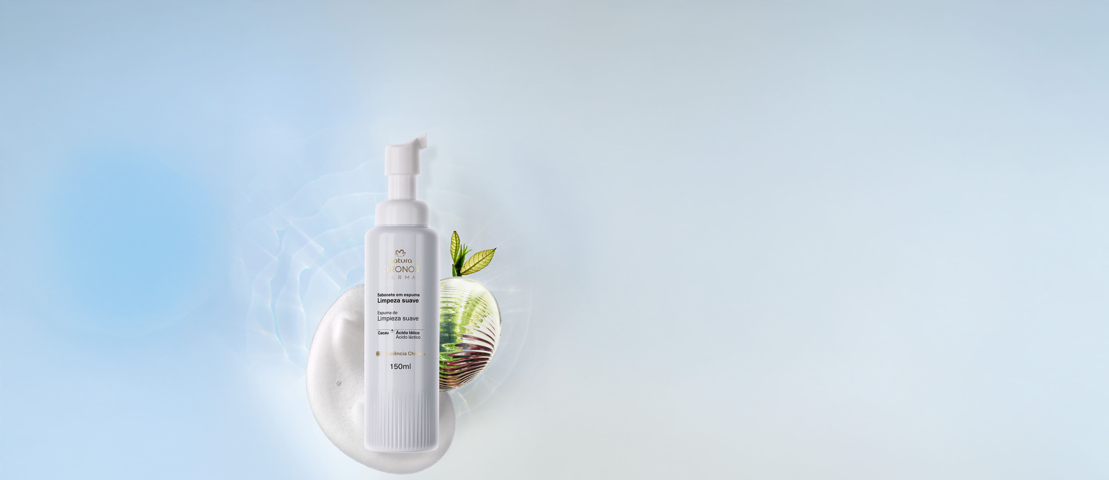 Espuma de Limpieza Suave Chronos Derma 150 ml