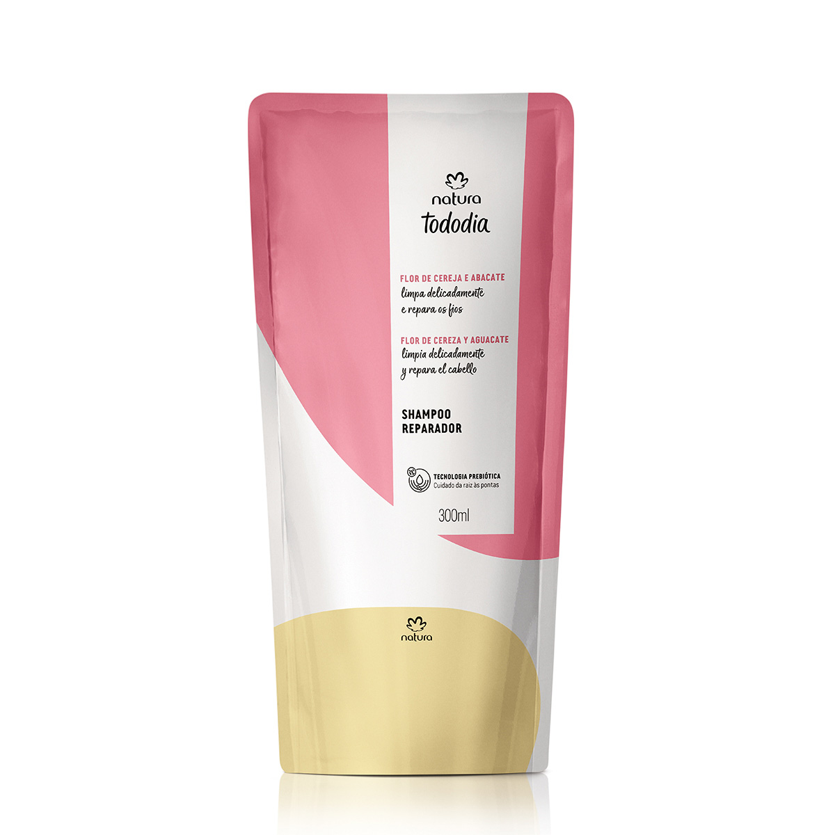 Repuesto Shampoo Reparador Tododia Flor de Cereza y Palta 300 ml