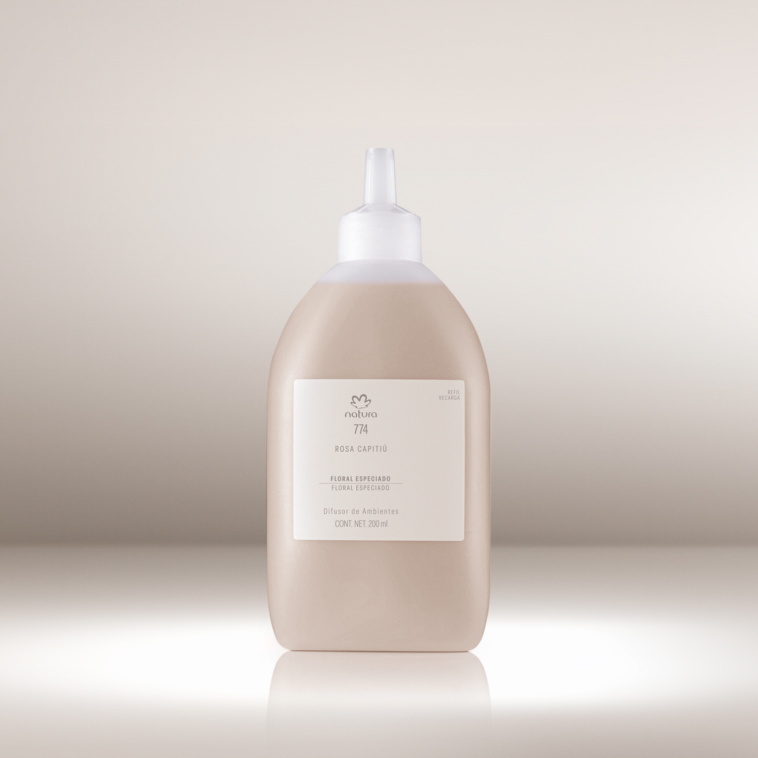 Repuesto Difusor Natura 774 Rosa Capitiú 200 ml Sin Varilla