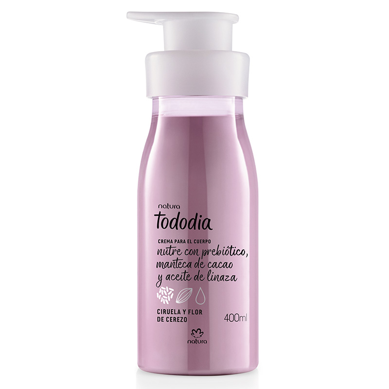 Crema nutritiva para el cuerpo Tododia ciruela y flor de cerezo 400ml