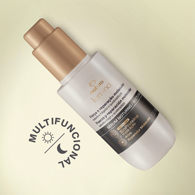 Sérum Nocturno Fuerza y Reparación Molecular Lumina Cabellos Frágiles y Quebradizos 100 ml
