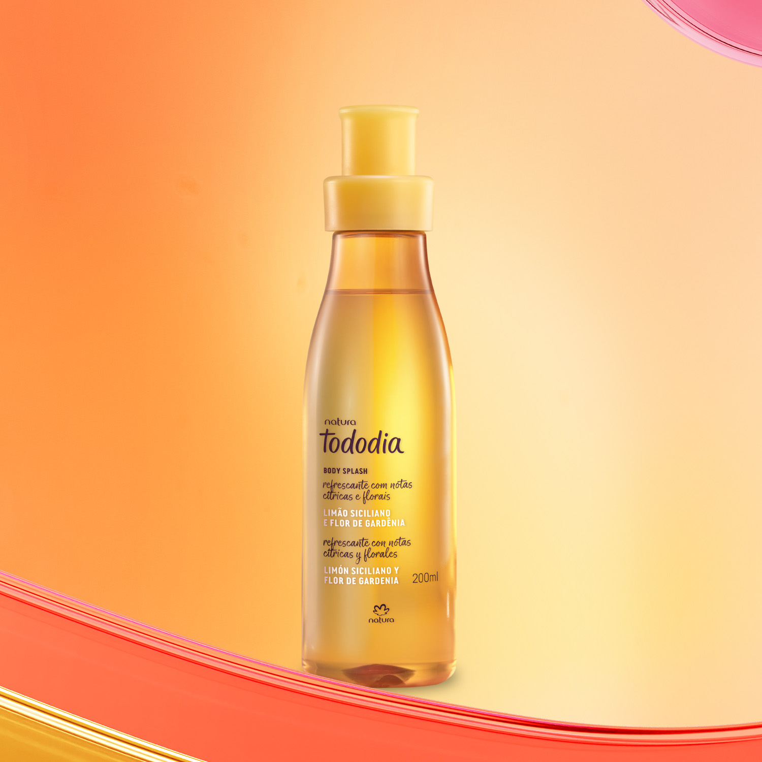 Tododia Limón Siciliano y Flor de Gardenia Body Splash Femenino 200 ml