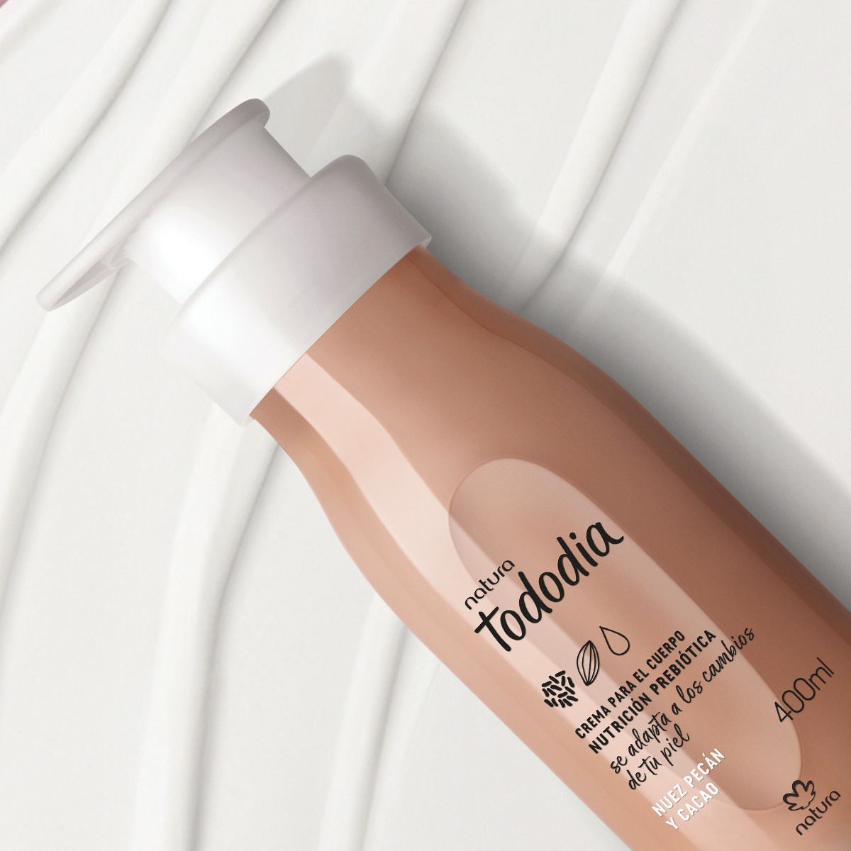 Crema Nutritiva Tododia Nuez Pecán y Cacao 400 ml