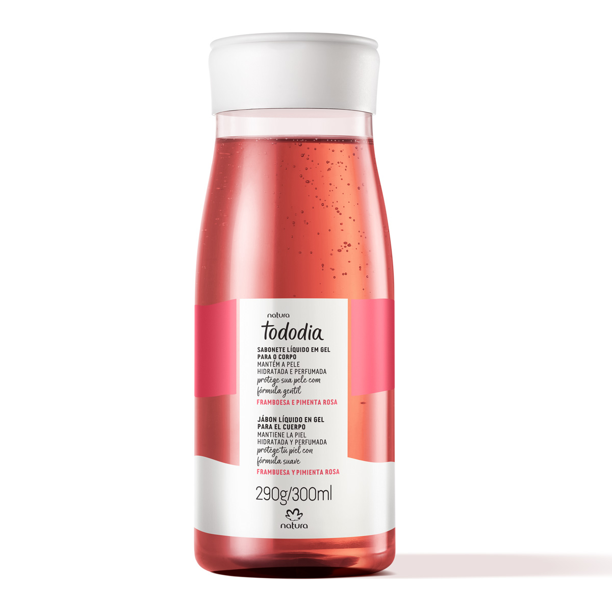 Jabón Líquido Corporal Tododia Frambuesa y Pimienta Roja 300 ml