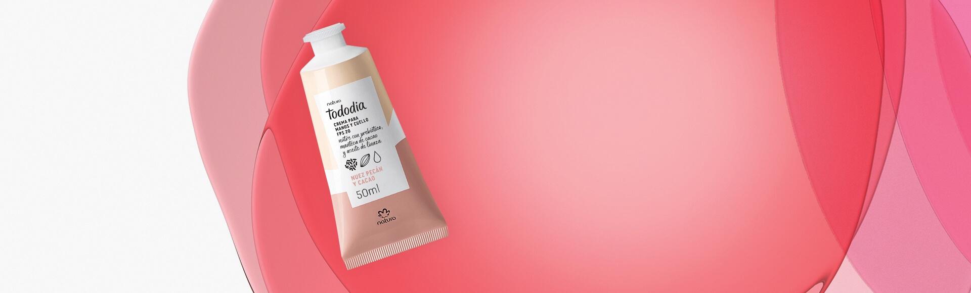 Crema Nutritiva para Manos Tododia Nuez Pecán y Cacao 50 ml