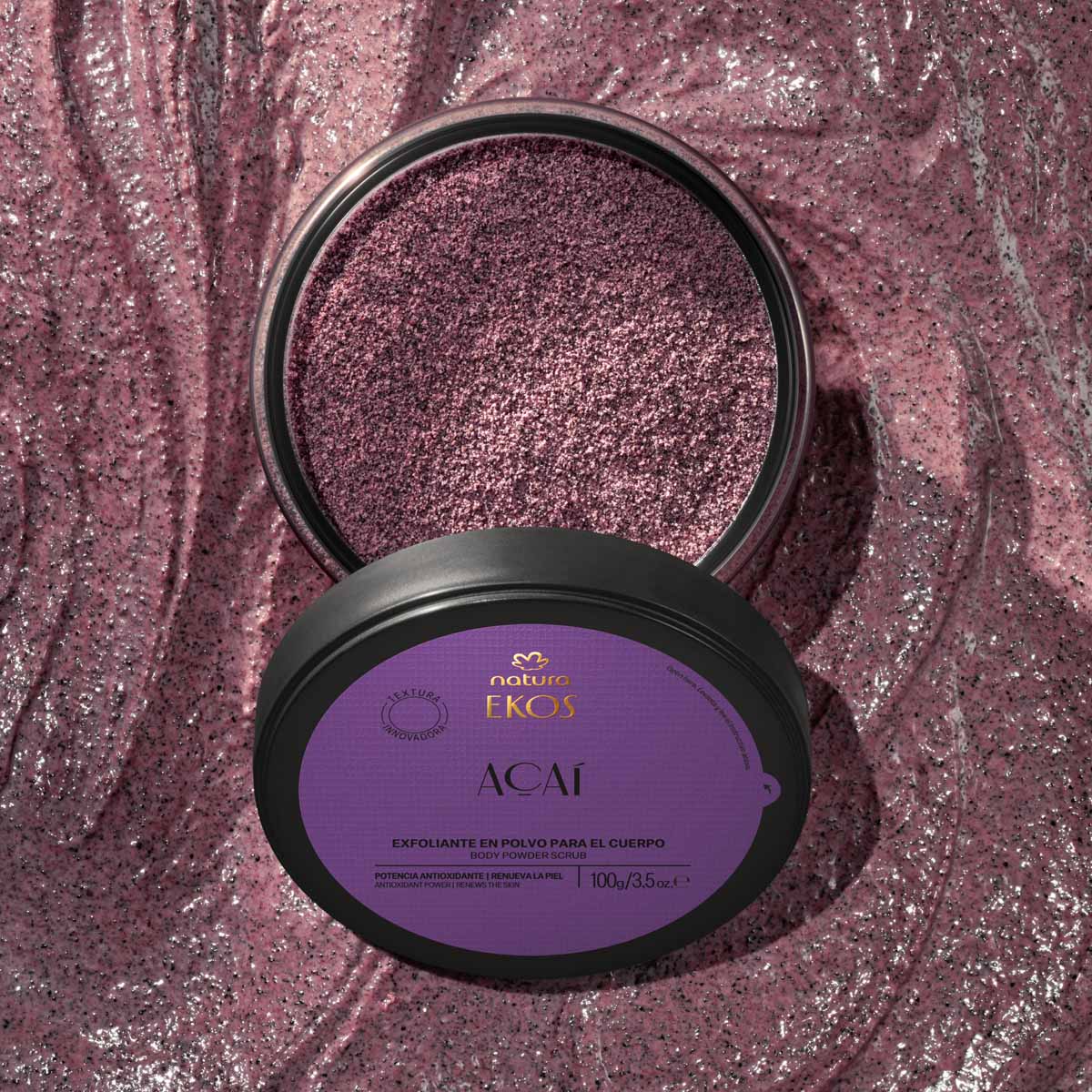 Exfoliante en Polvo para el Cuerpo Ekos Açaí 100 g