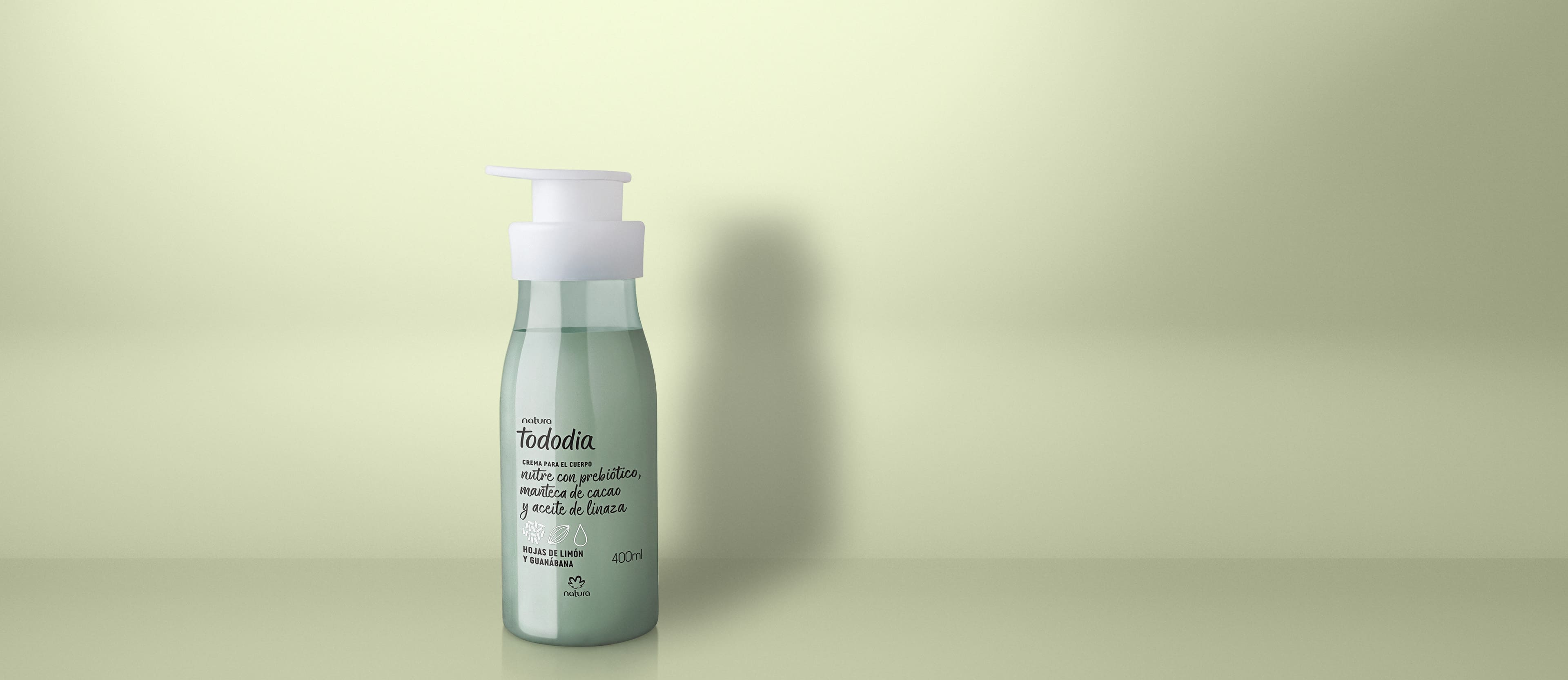 Crema Nutritiva Tododia Hojas de Limón y Guanábana 400 ml