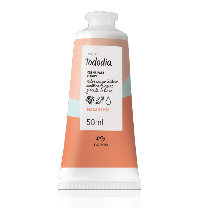 Crema nutritiva para manos Tododia Macadamia 50 ml