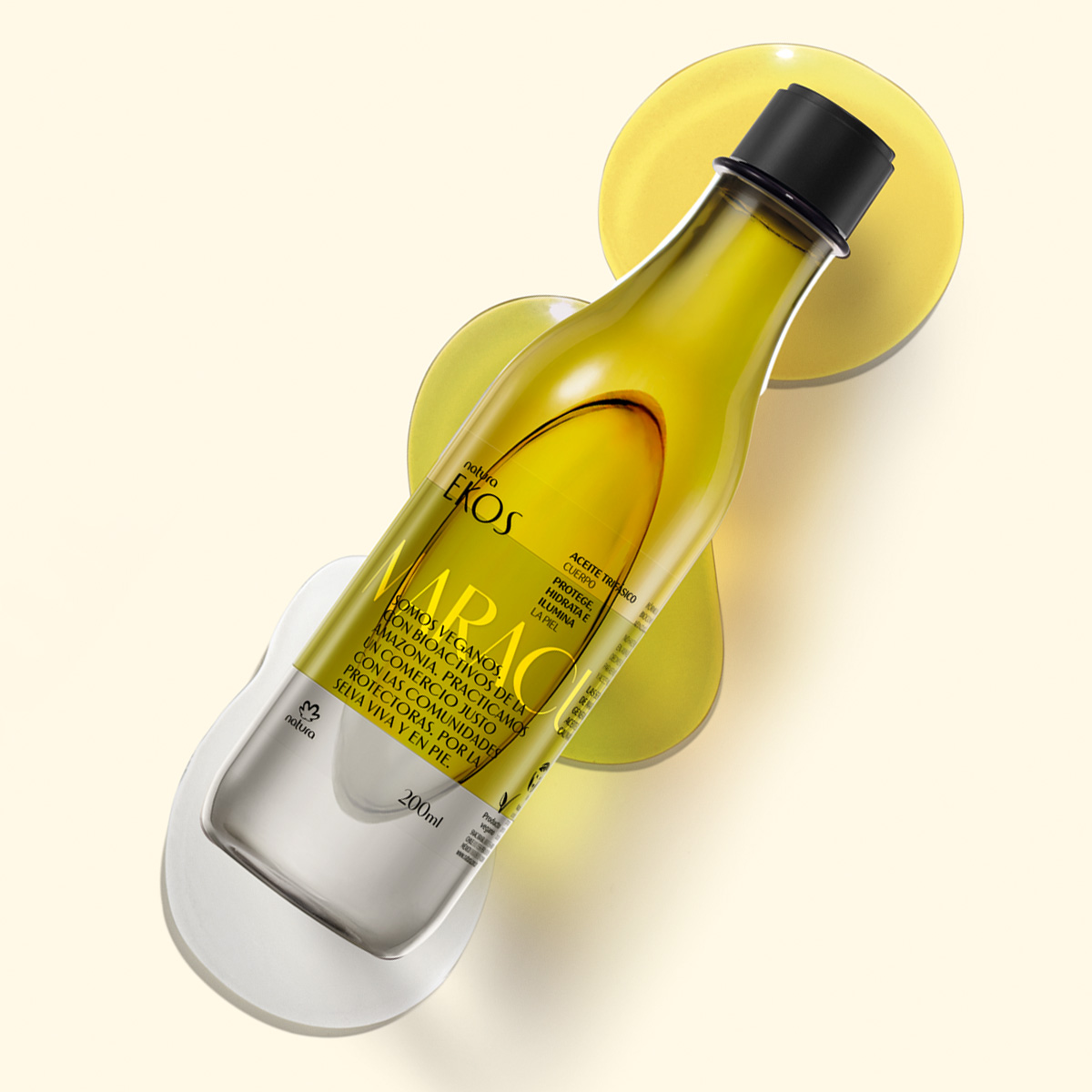 Óleo Trifásico Corporal Ekos Maracuyá 200 ml