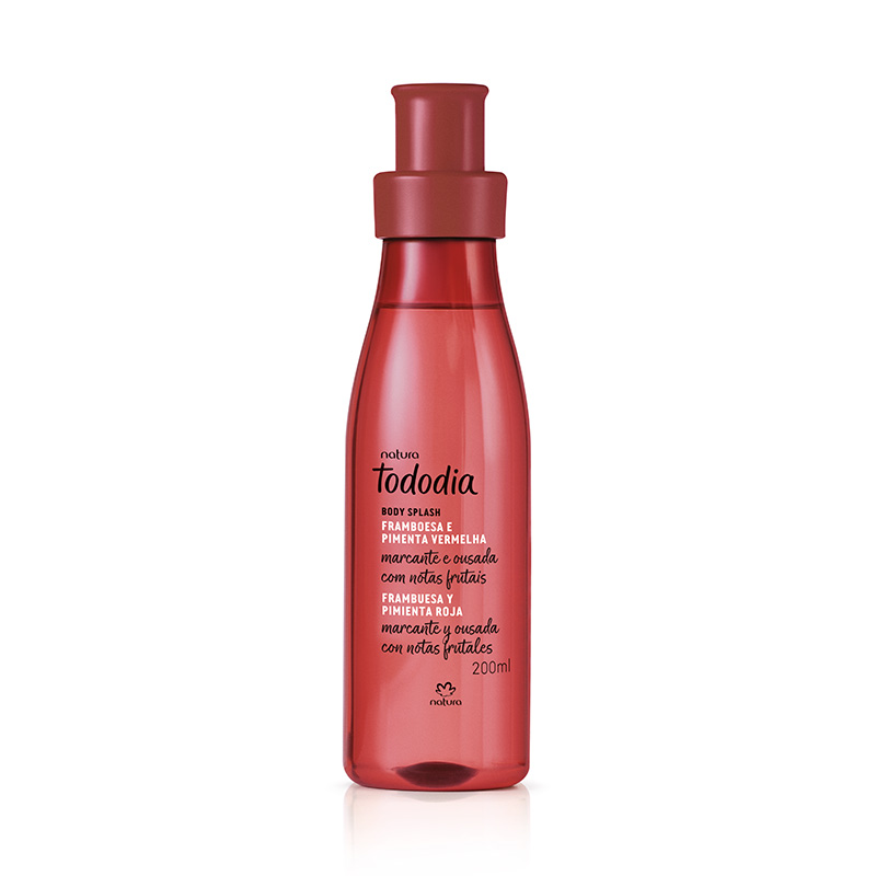 Body splash frambuesa y pimienta roja Tododia 200 ml