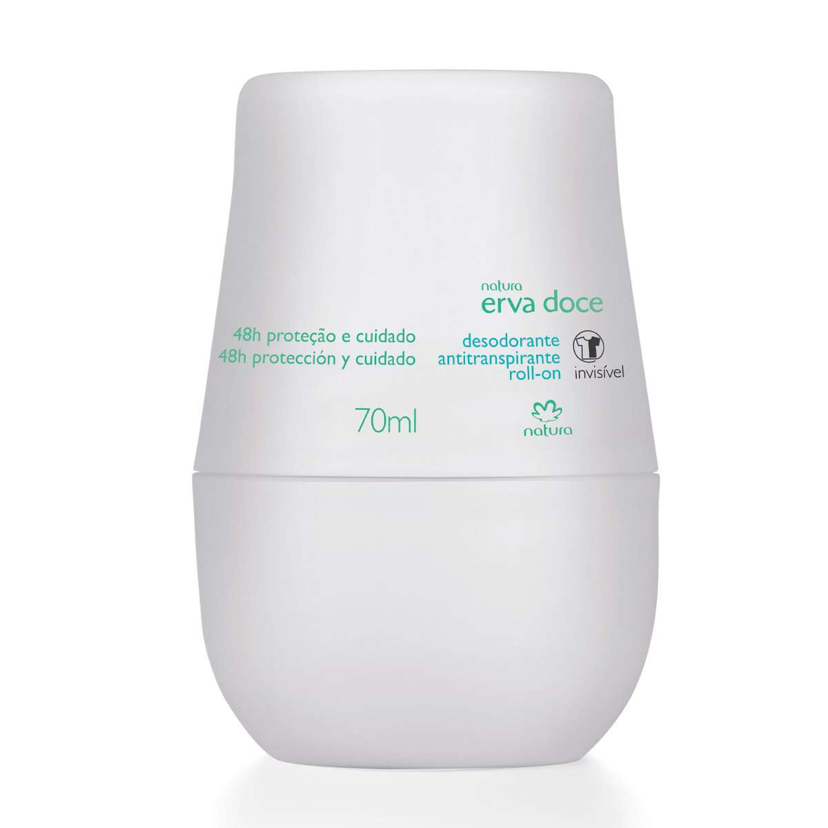Desodorante Roll On Antitranspirante Erva Doce Invisible 70 ml