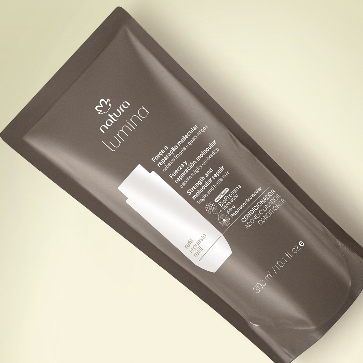 Repuesto Acondicionador Lumina Fuerza y Reparación Molecular 300 ml