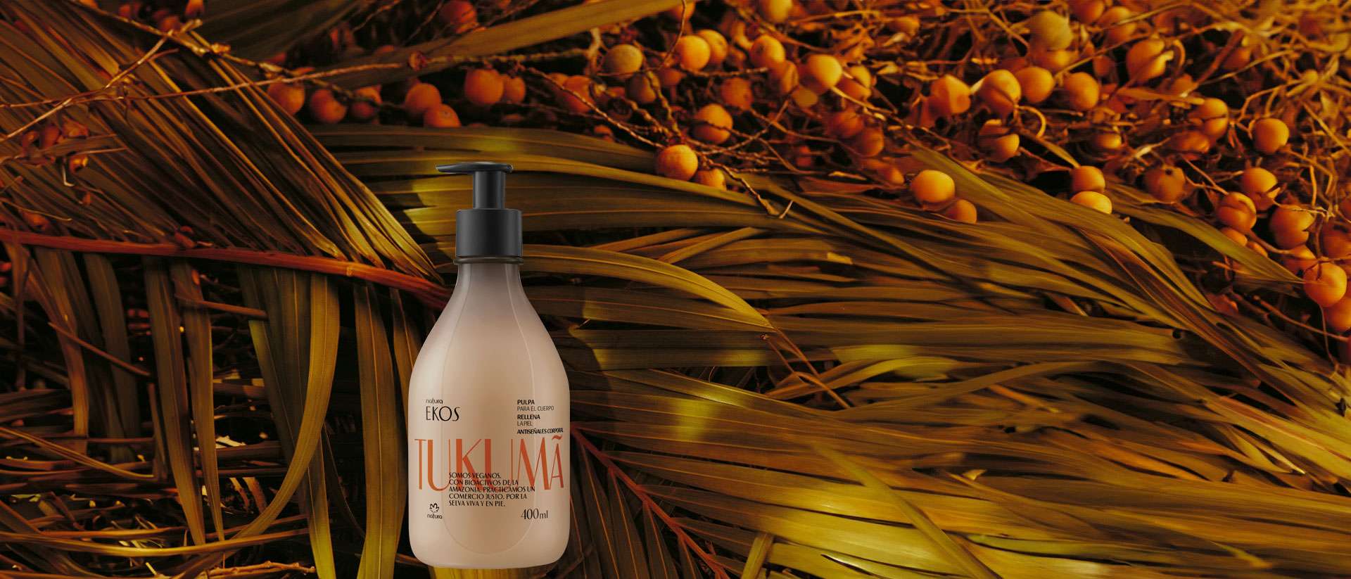 Crema Hidratante Corporal Ekos Tukumá 400 ml