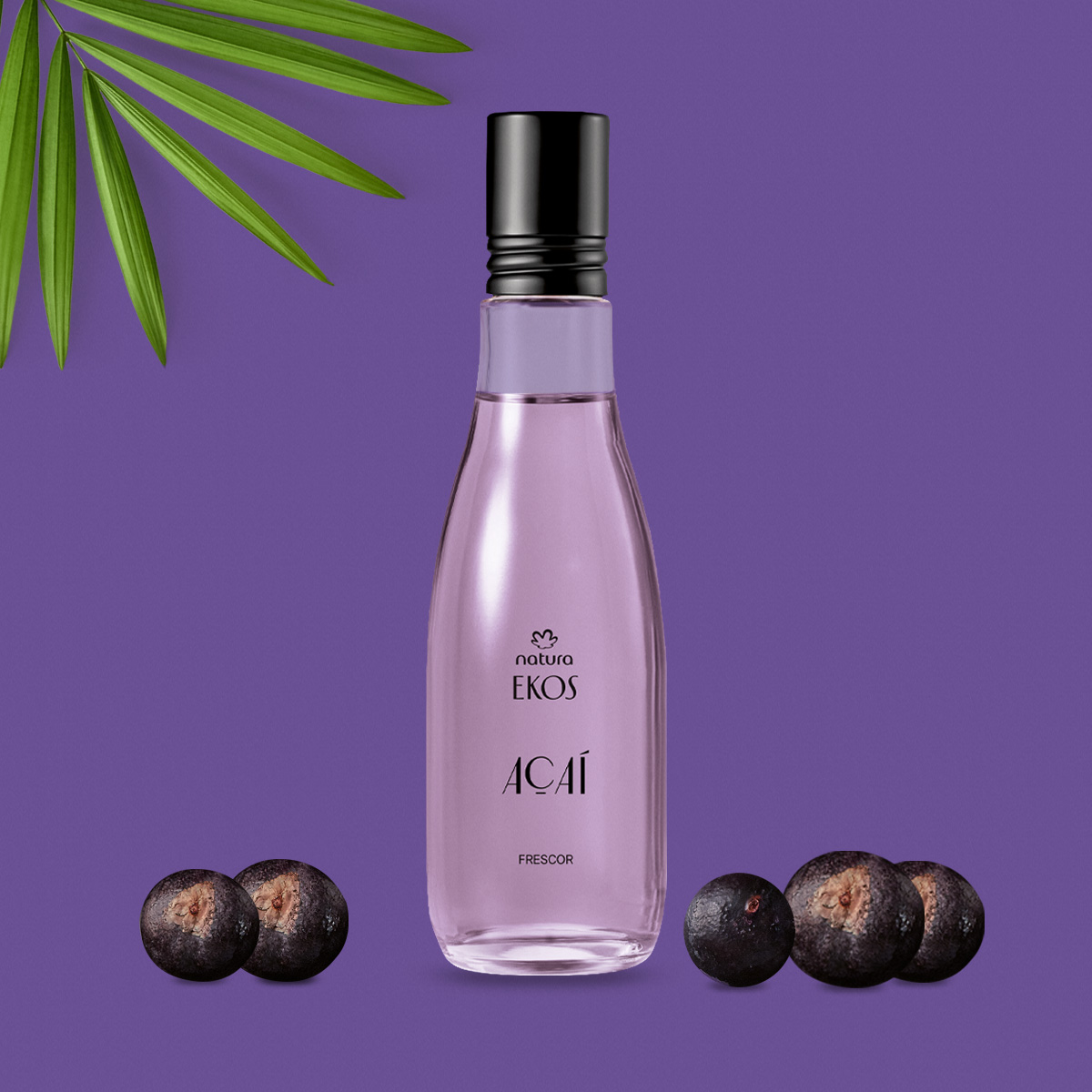 Eau de Toilette Ekos Frescor Açaí 75 ml