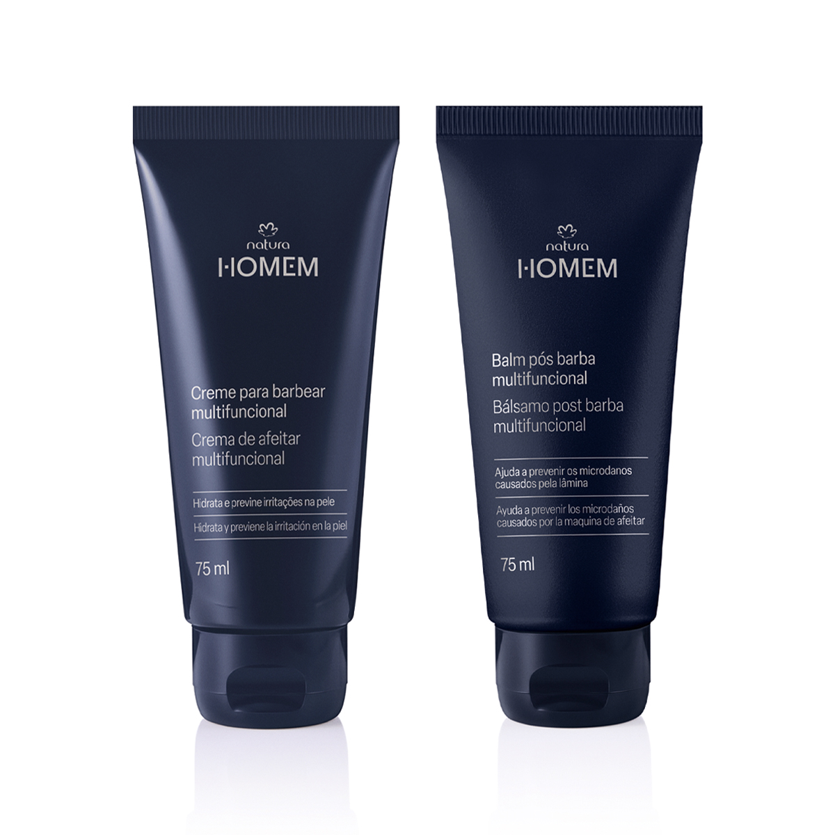 Kit Natura Homem Crema de Afeitar y Bálsamo Post-Afeitado