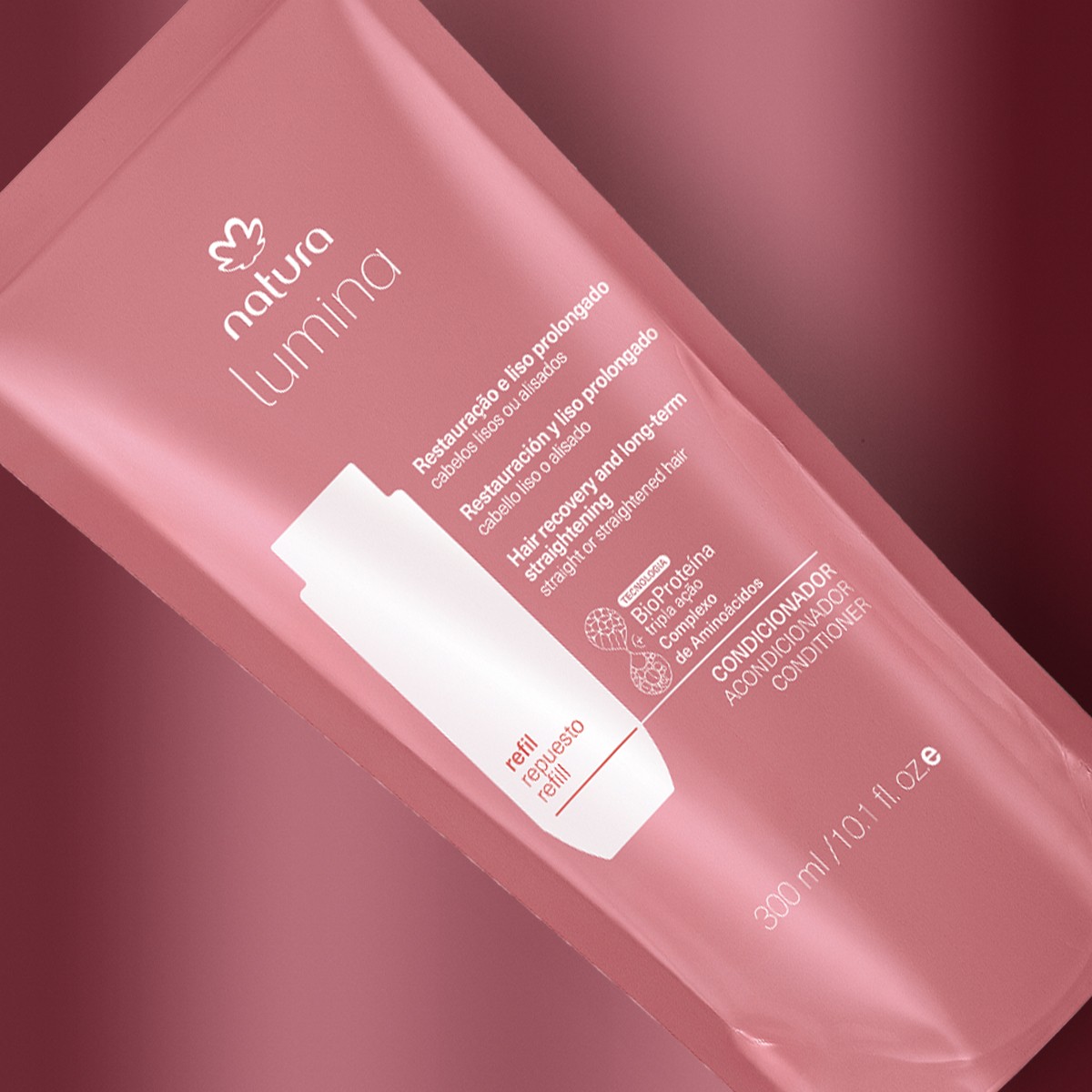 Repuesto Acondicionador Lumina Restauración y Liso Prolongado 300 ml