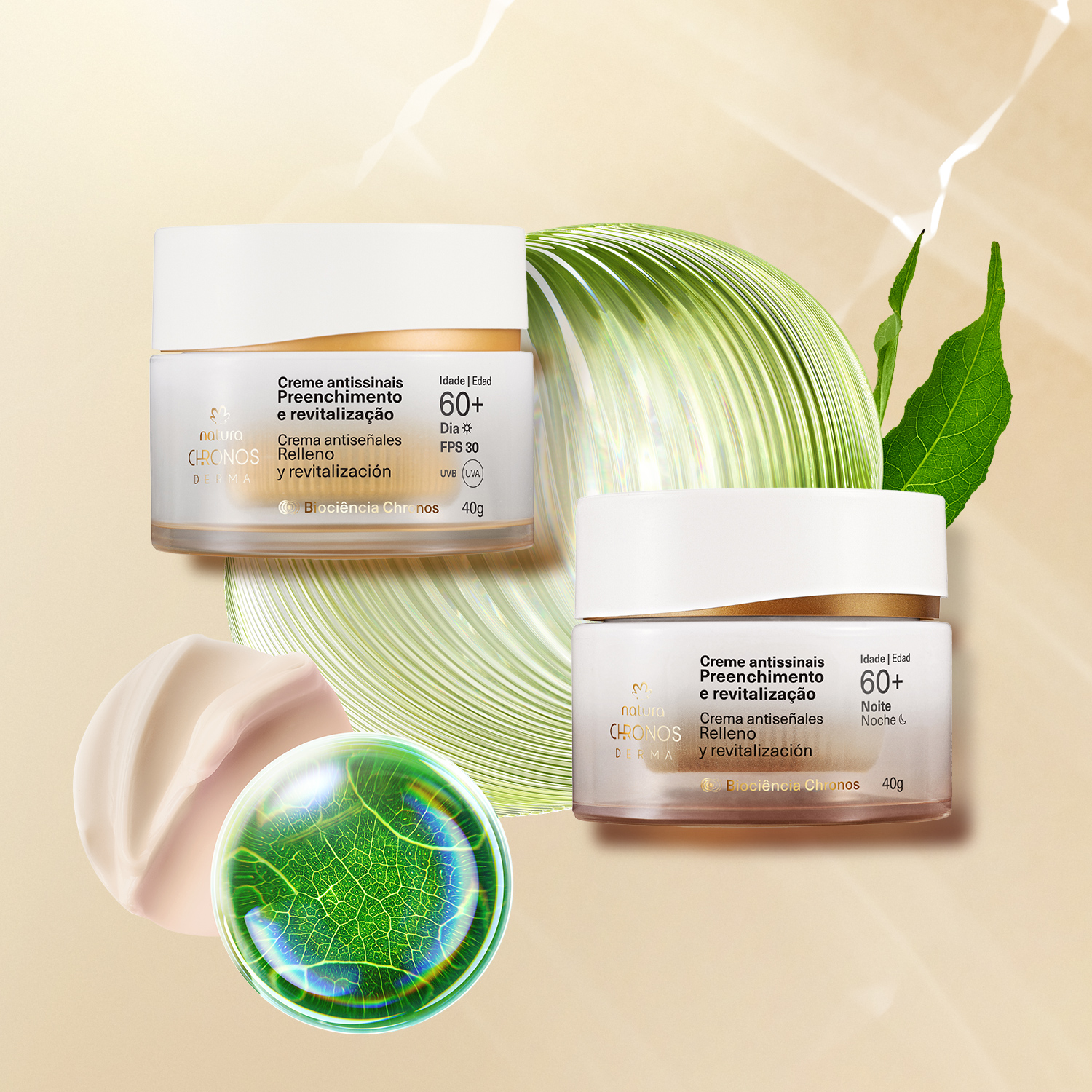 Kit Dúo Antiseñales 60+ Chronos Derma