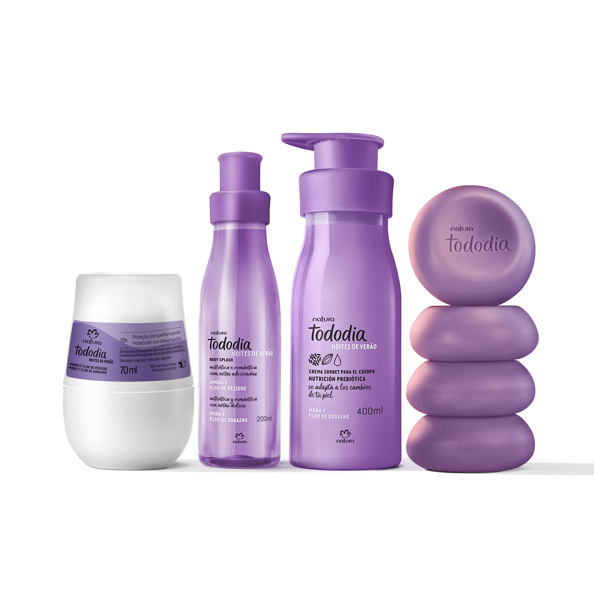 Kit Tododia Mora y Flor de Durazno