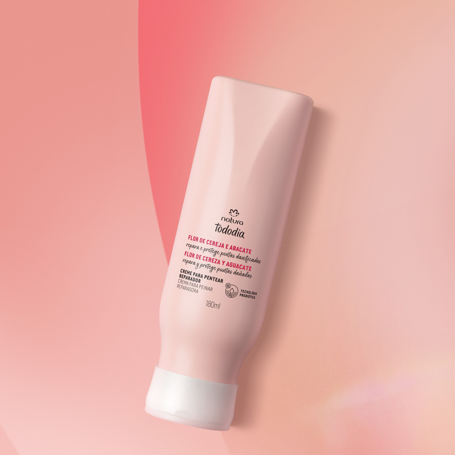 Crema para peinar Tododia Reparadora Flor de Cereza y Palta 180 ml