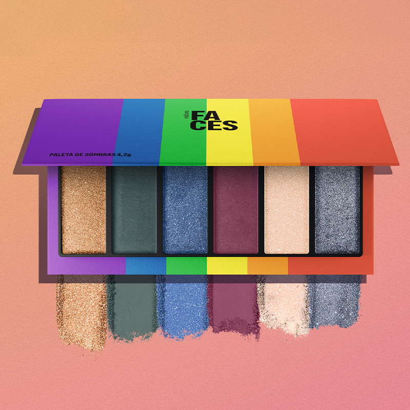 Paleta de Sombras Faces 4,2 g