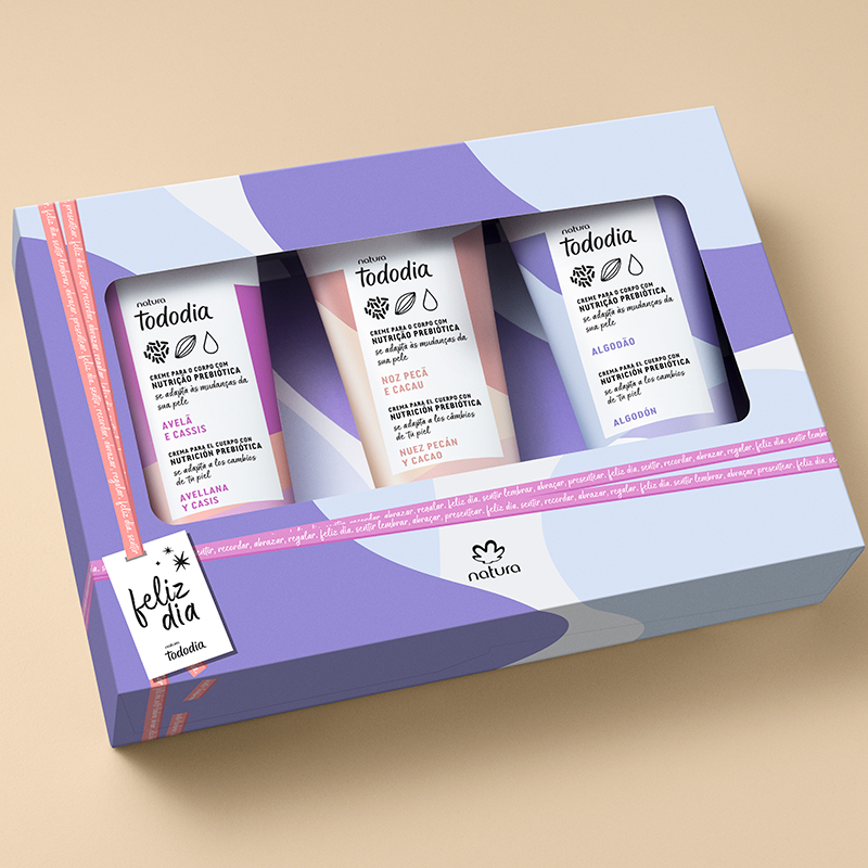 Caja de cremas hidratantes Tododia trío