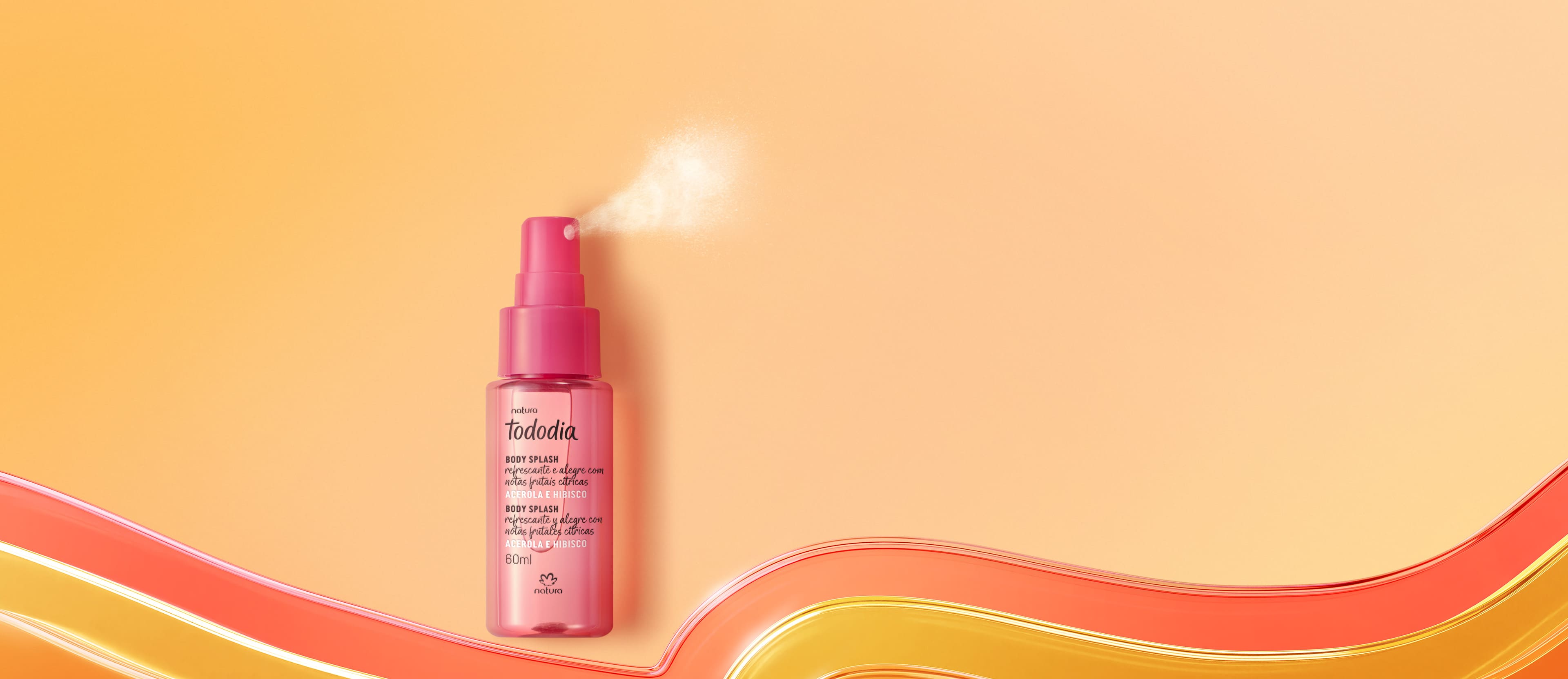 Tododia Acerola e Hibisco Body Splash Femenino 60 ml