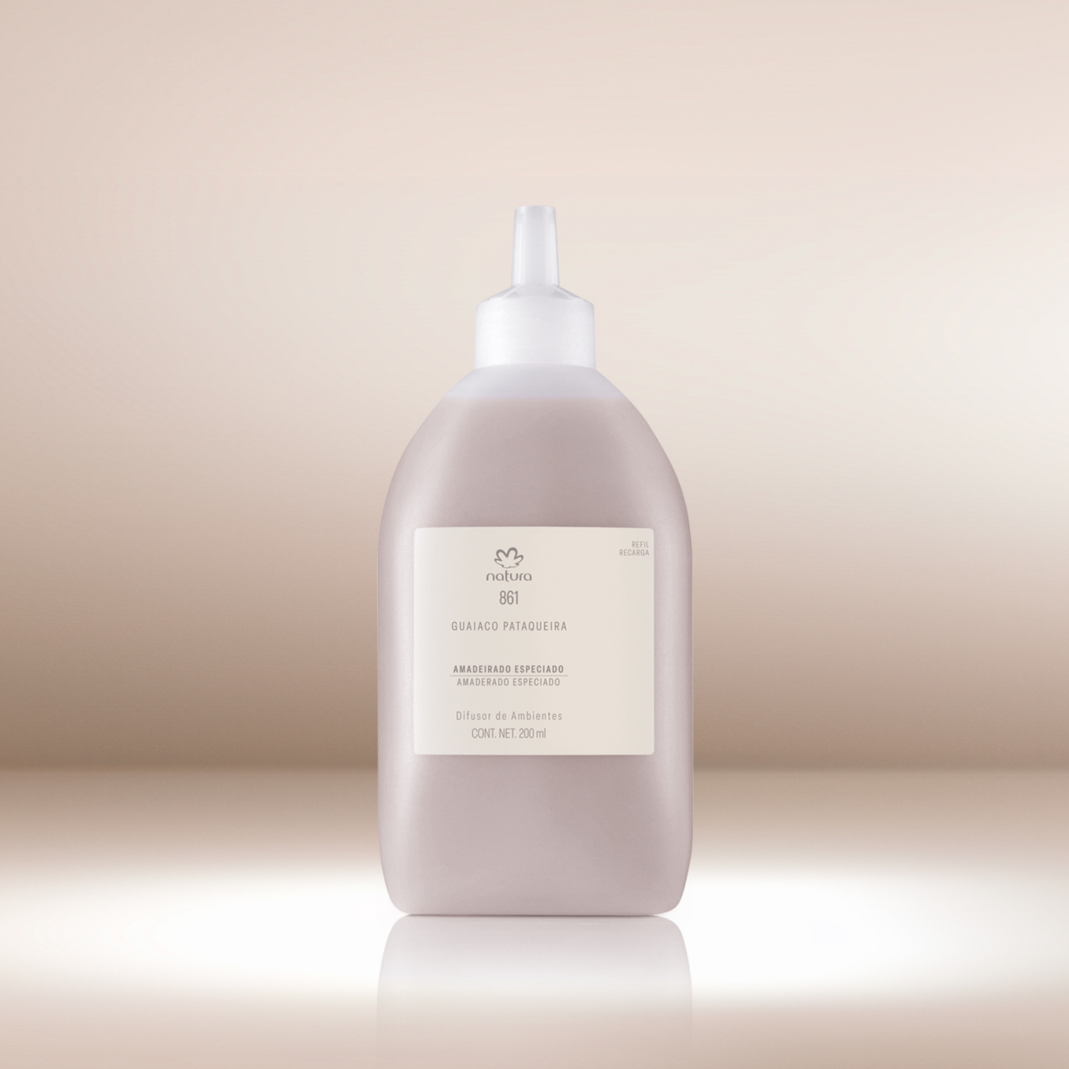 Repuesto Difusor Natura 861 Guaiaco Pataqueira 200 ml Sin Varilla