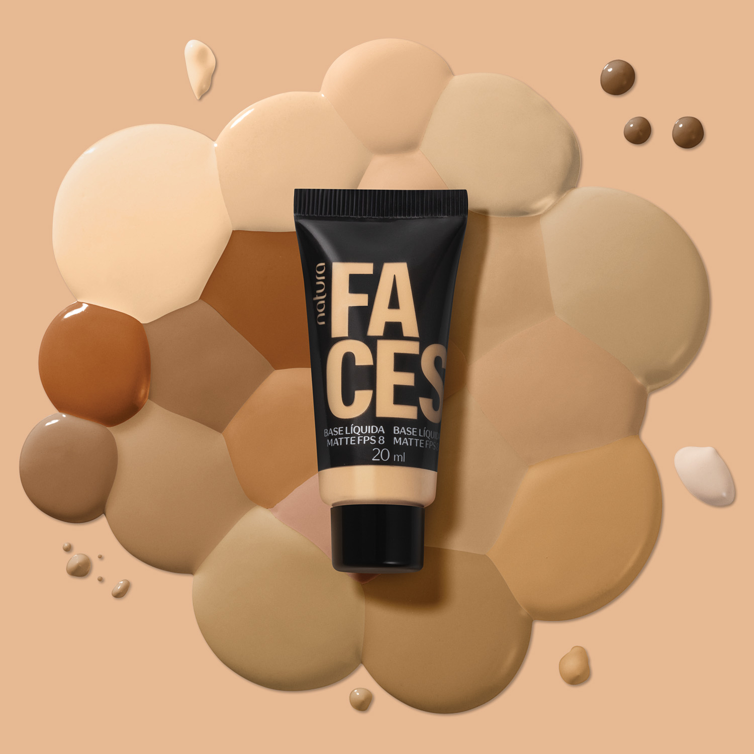 Base liquida mate Faces