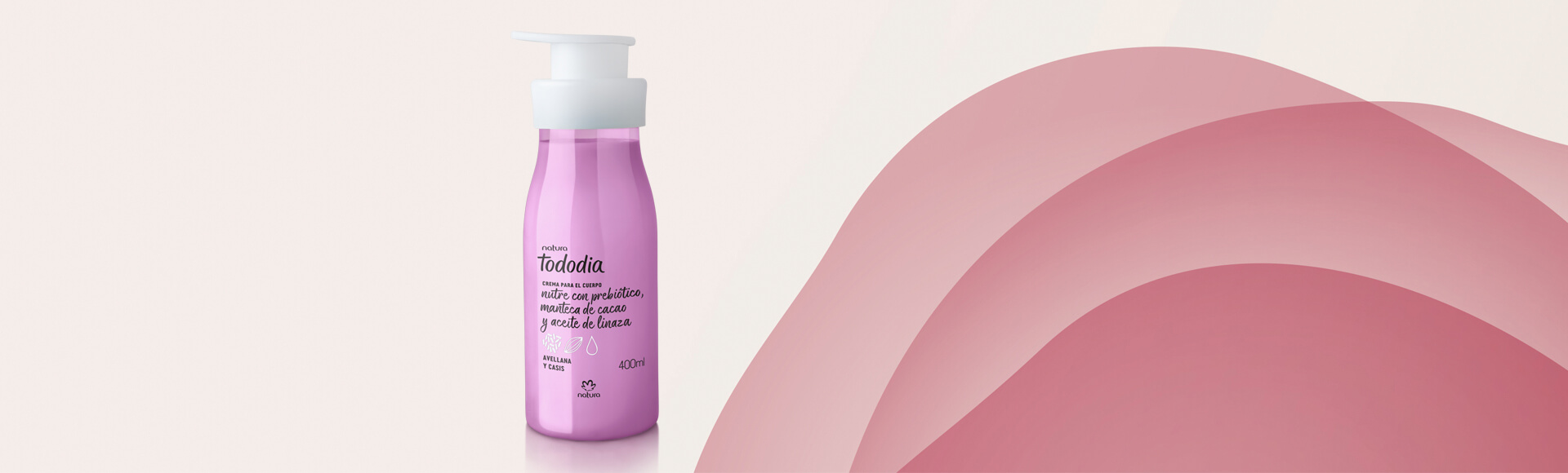 Crema Nutritiva Tododia Avellana y Casis 400 ml