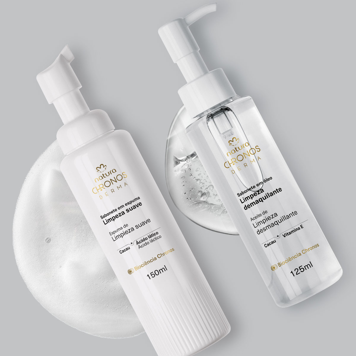 Kit Jabón en Espuma y en Aceite Chronos Derma