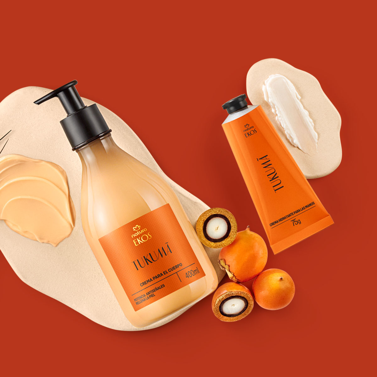 Kit Crema para el Cuerpo y Manos Ekos Tukumá